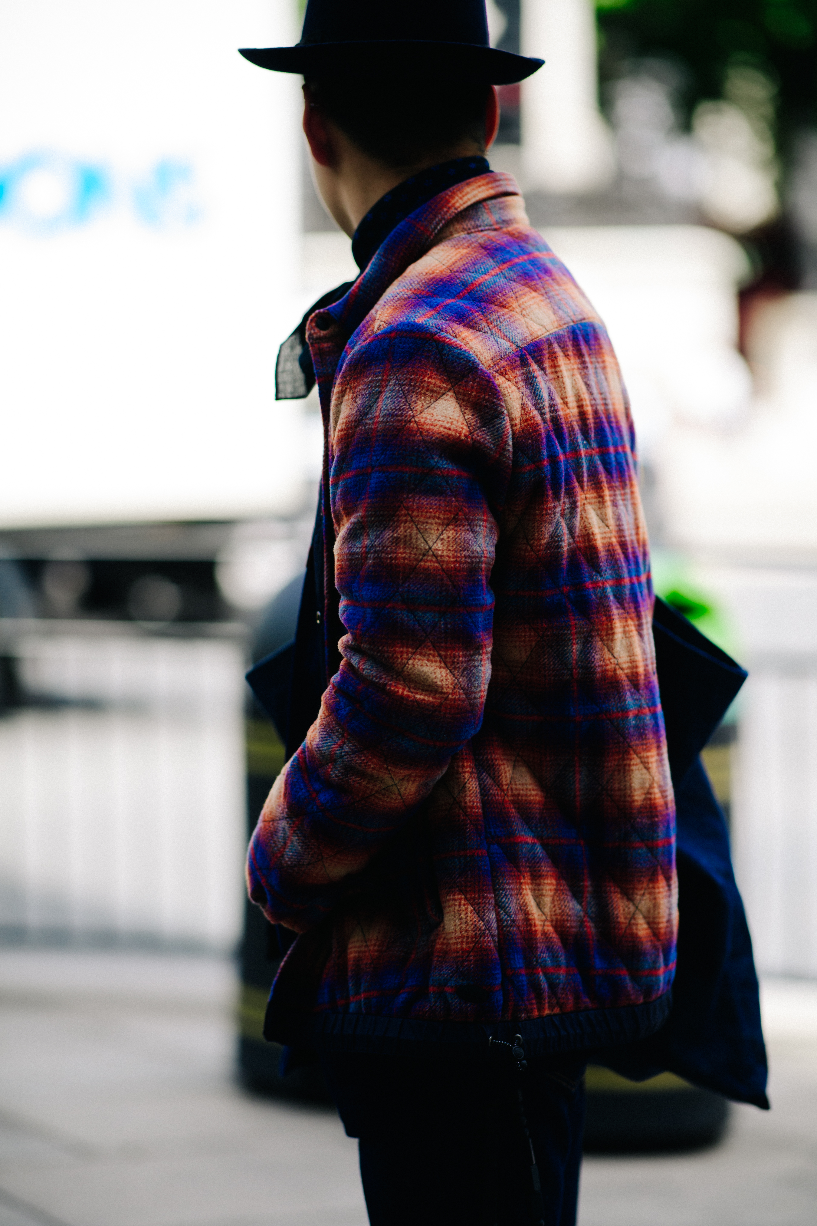 Man wearing hat and jacket