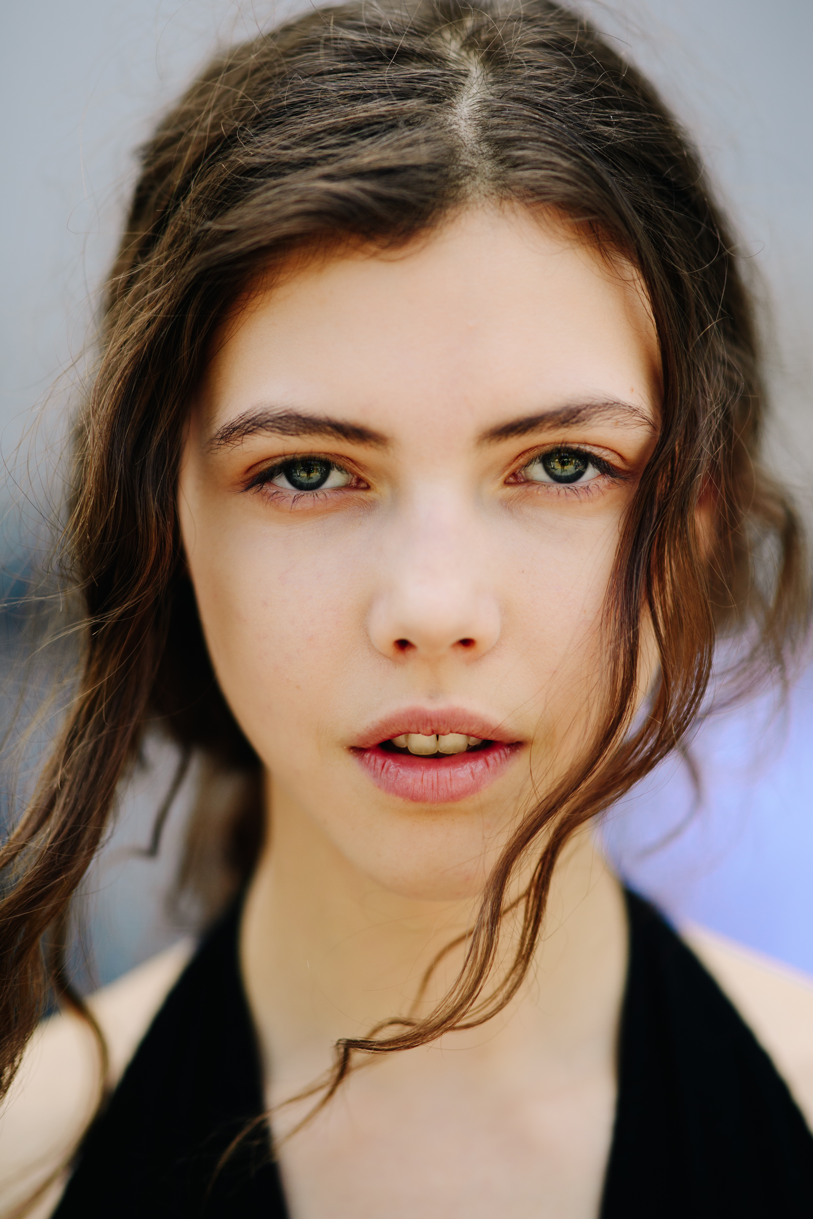 Portrait of a French model