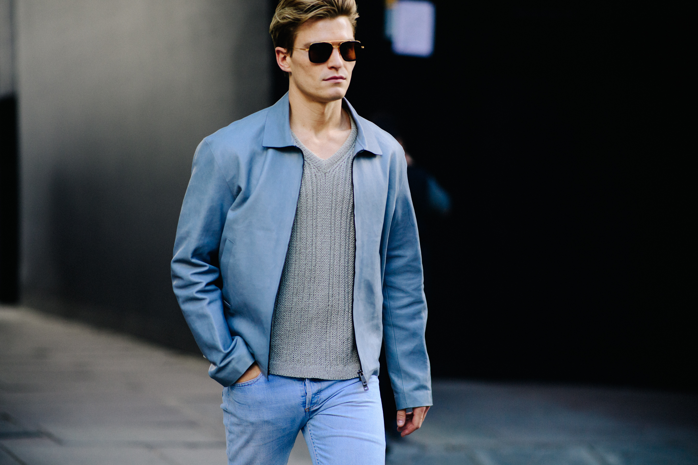 Oliver Cheshire during London Fashion Week