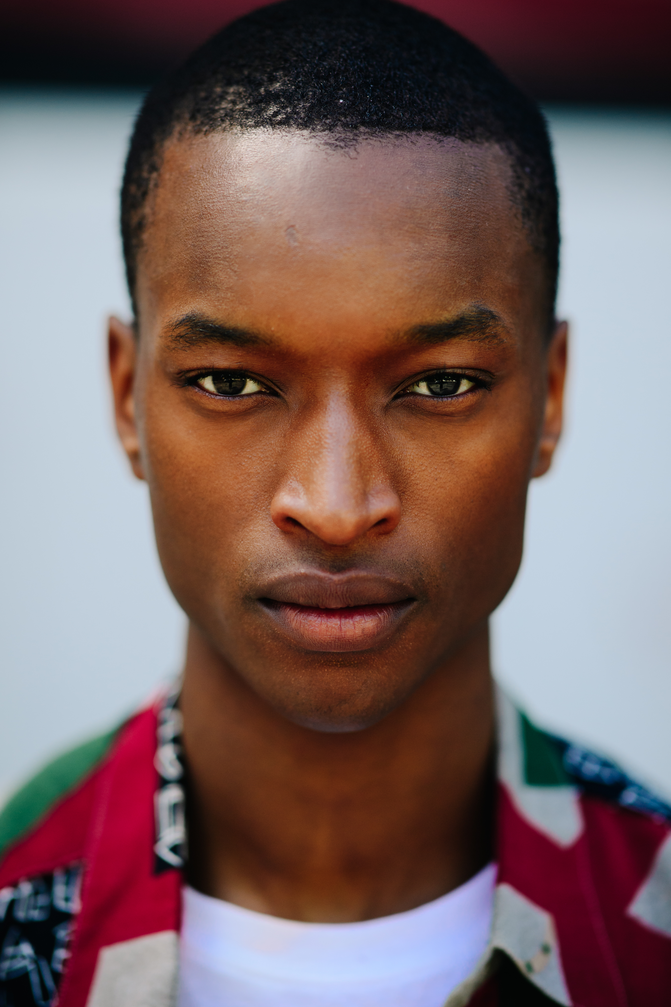 Portrait of Oliver Kumbi during LFW