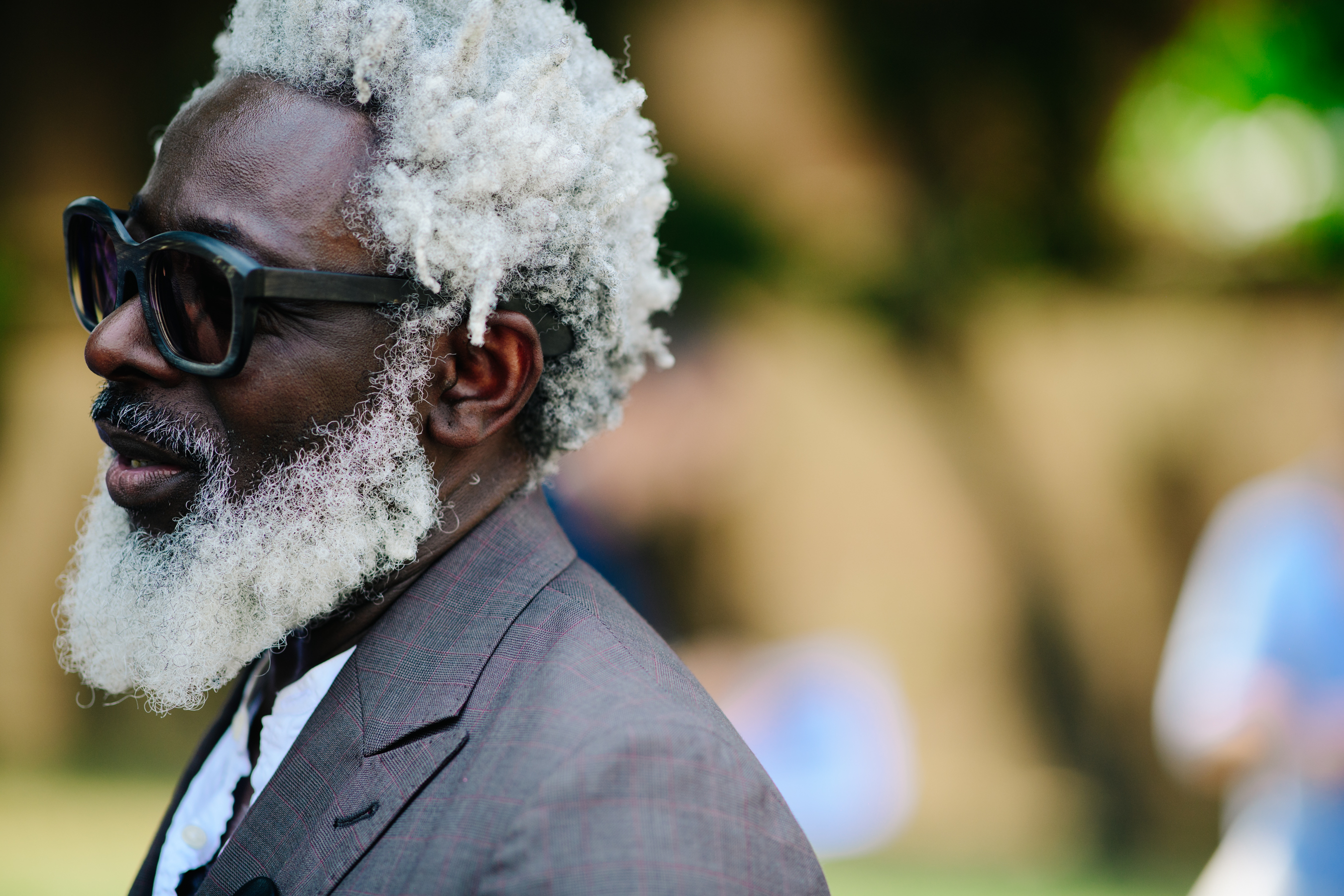 Fashion designer wearing a blazer