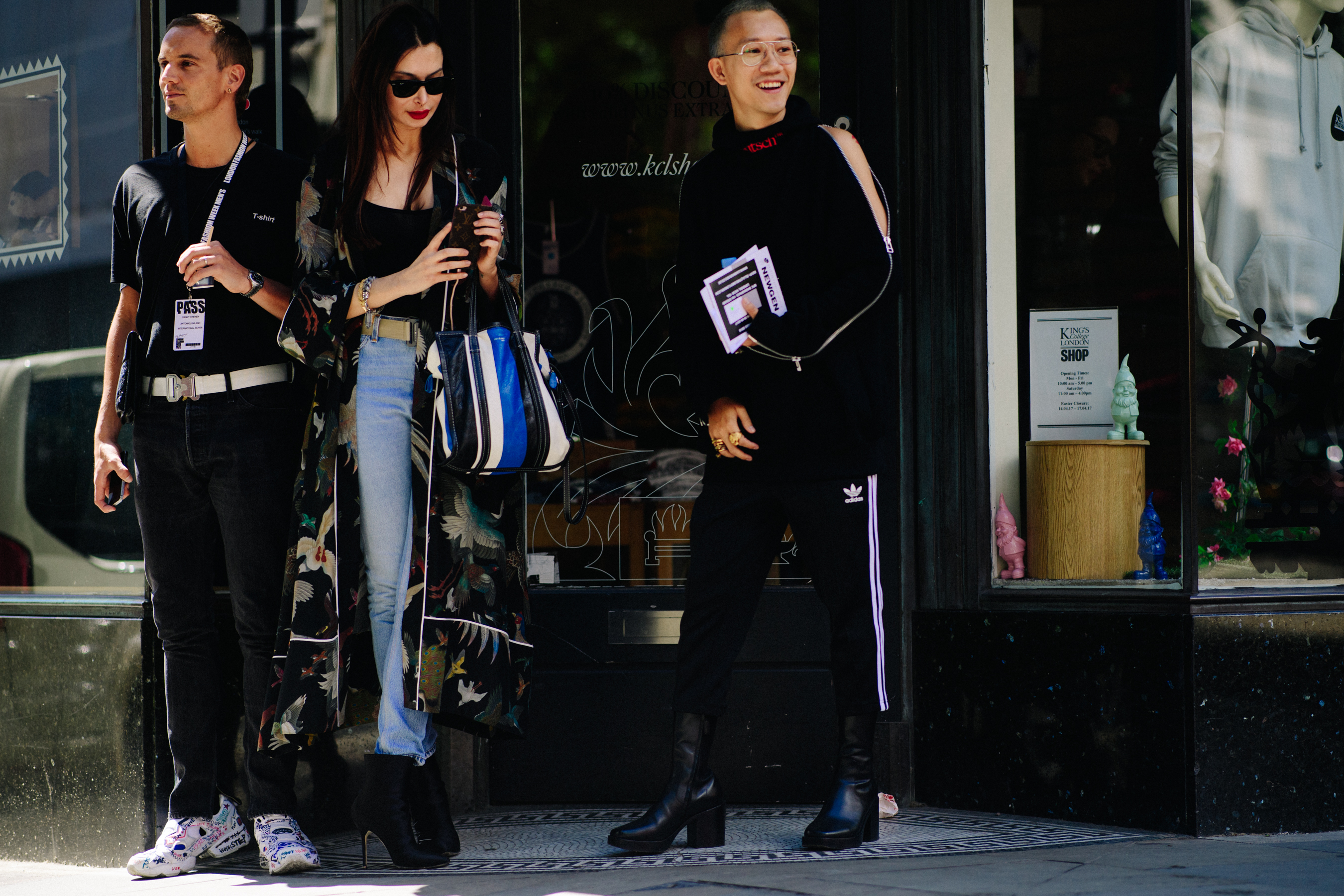 Group of Antonioli buyers wearing Balenciaga
