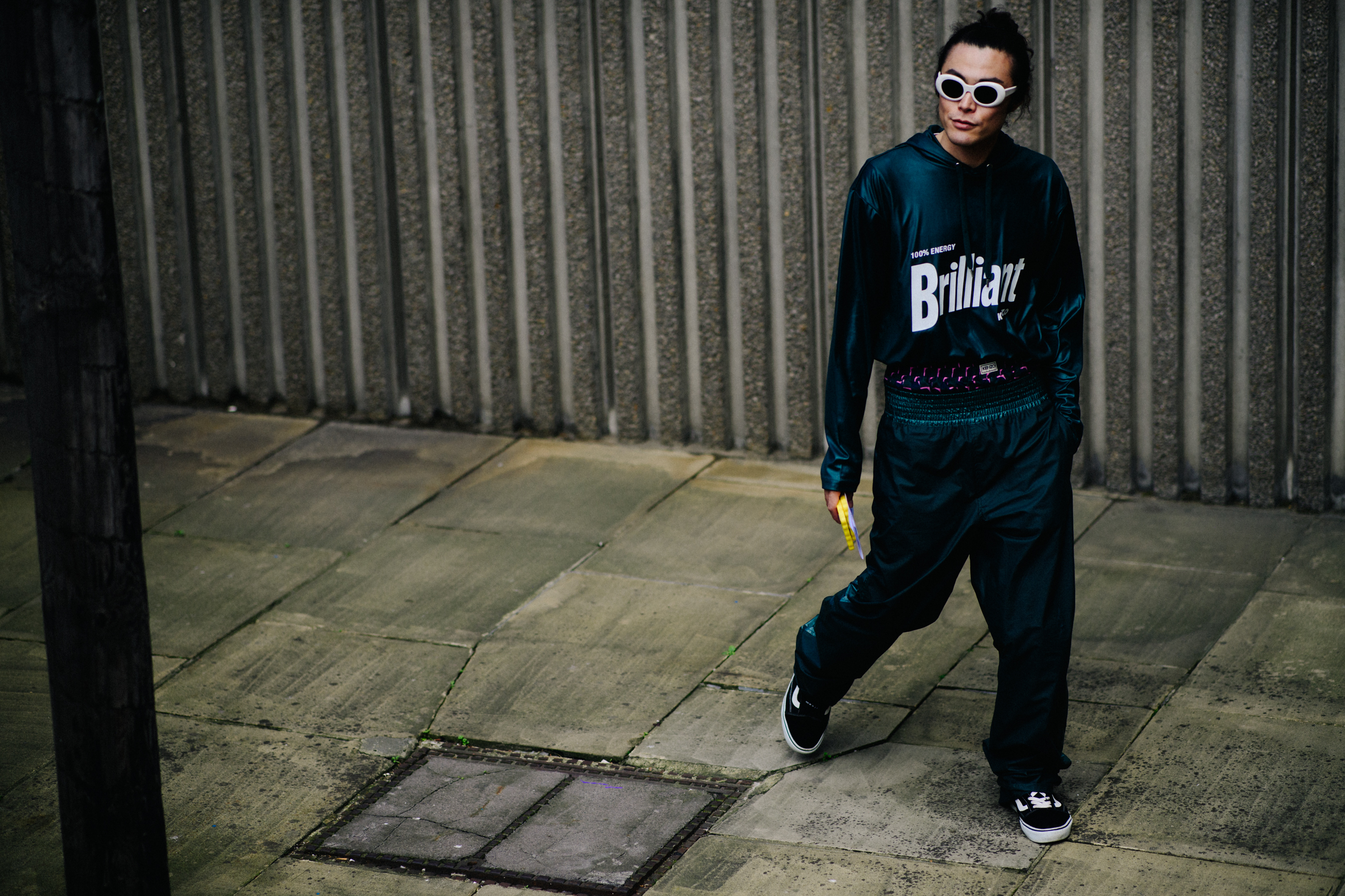 Japanese blogger wearing sport suit