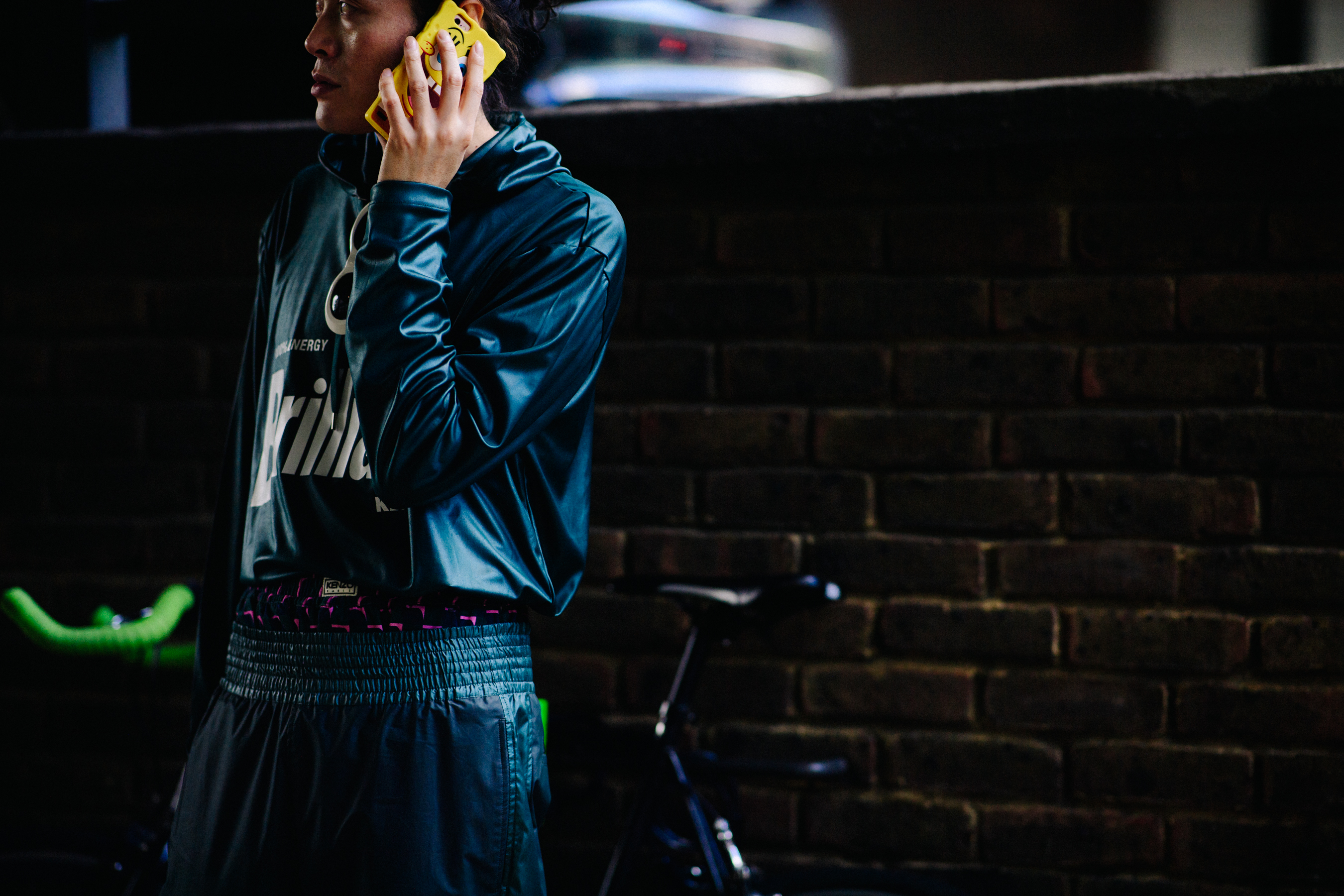 Japanese blogger wearing sport suit