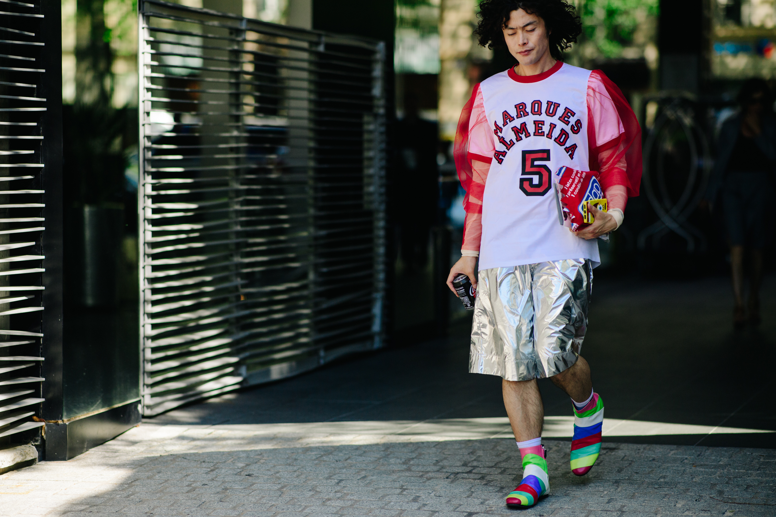Japanese blogger wearing Marques'Almeida