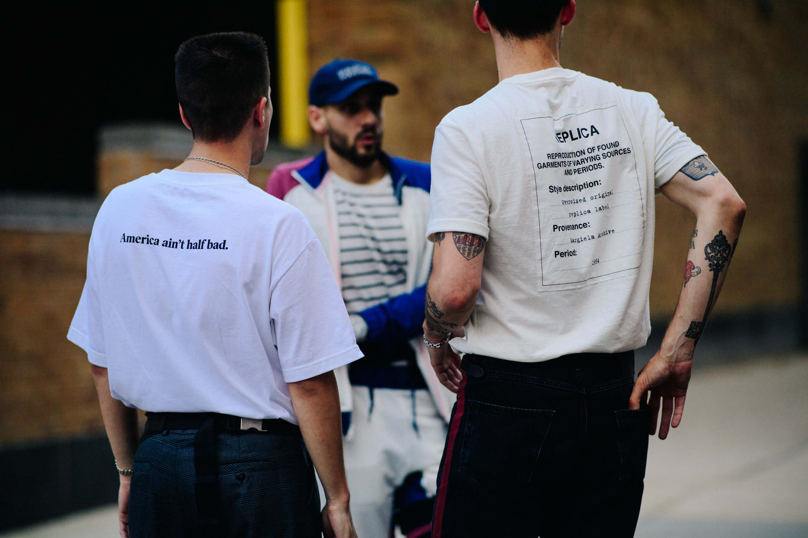 Group of men after a show