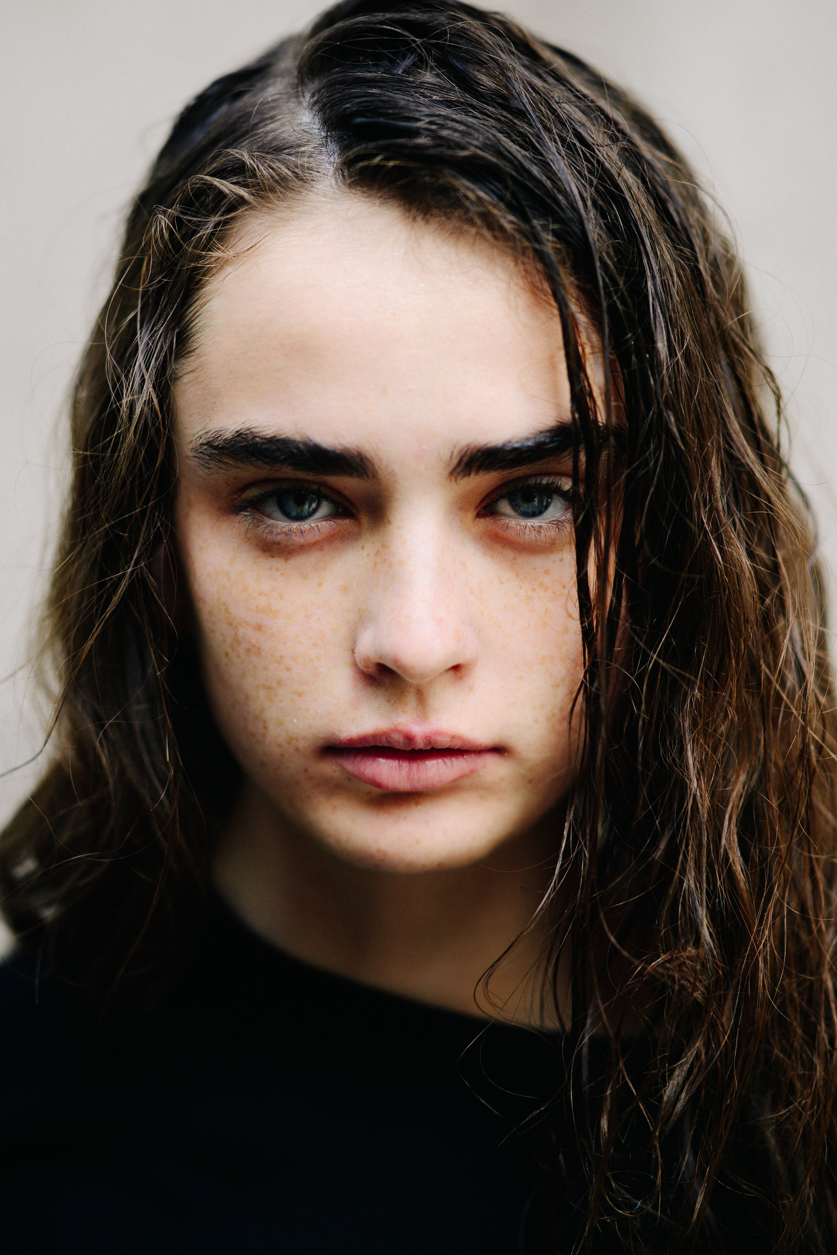 Portrait of a young model
