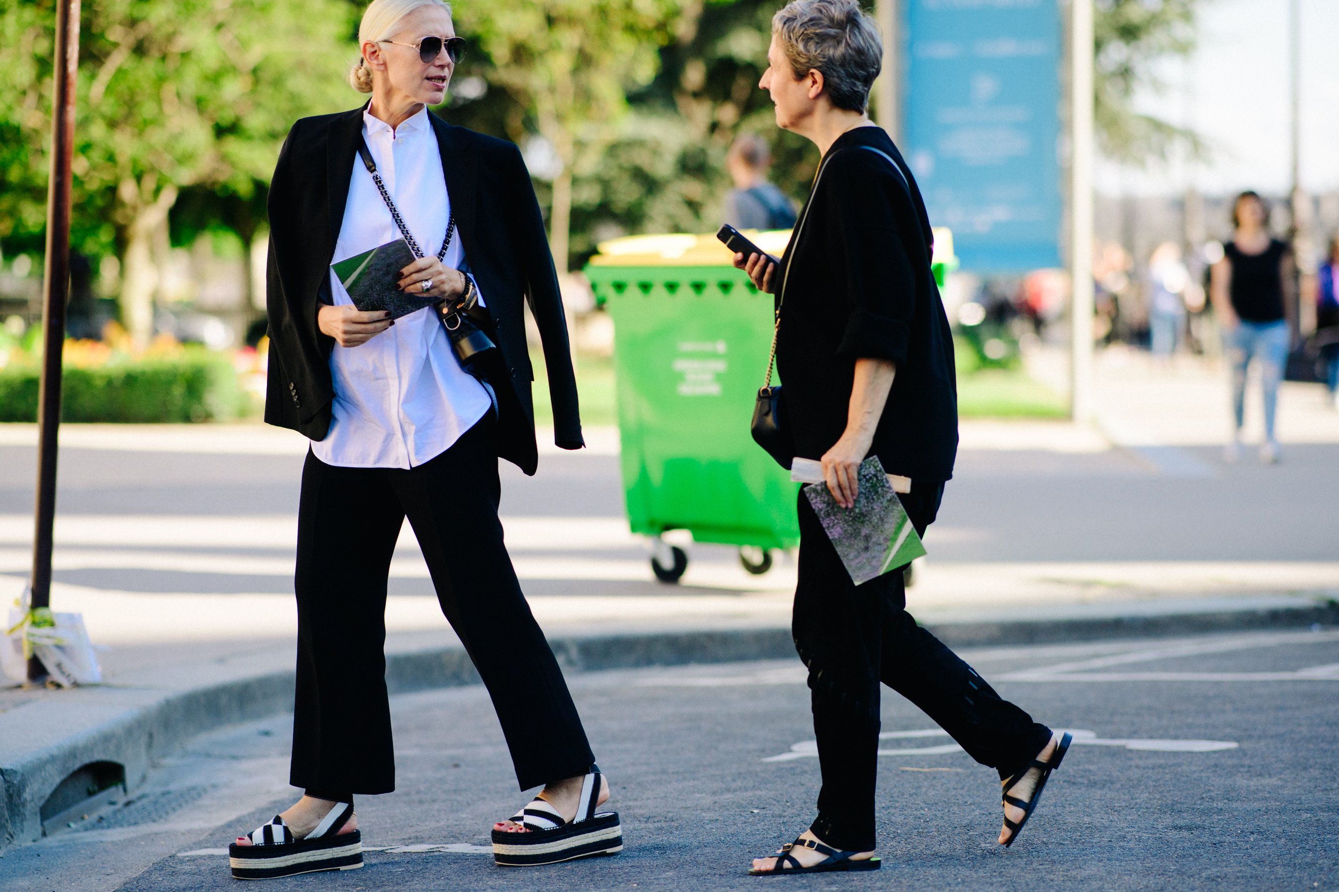 German stylist wearing suit