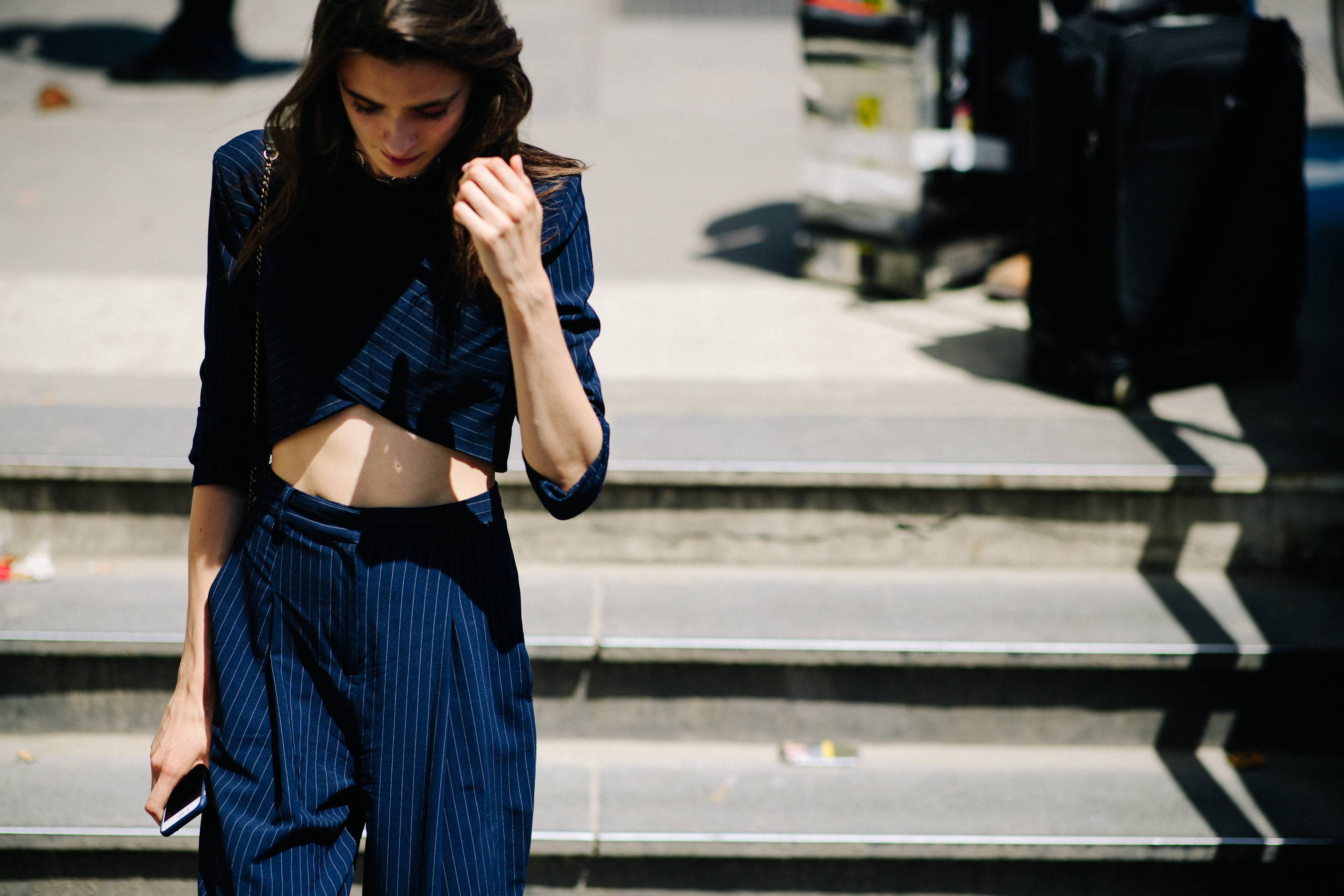 Model after Chanel show