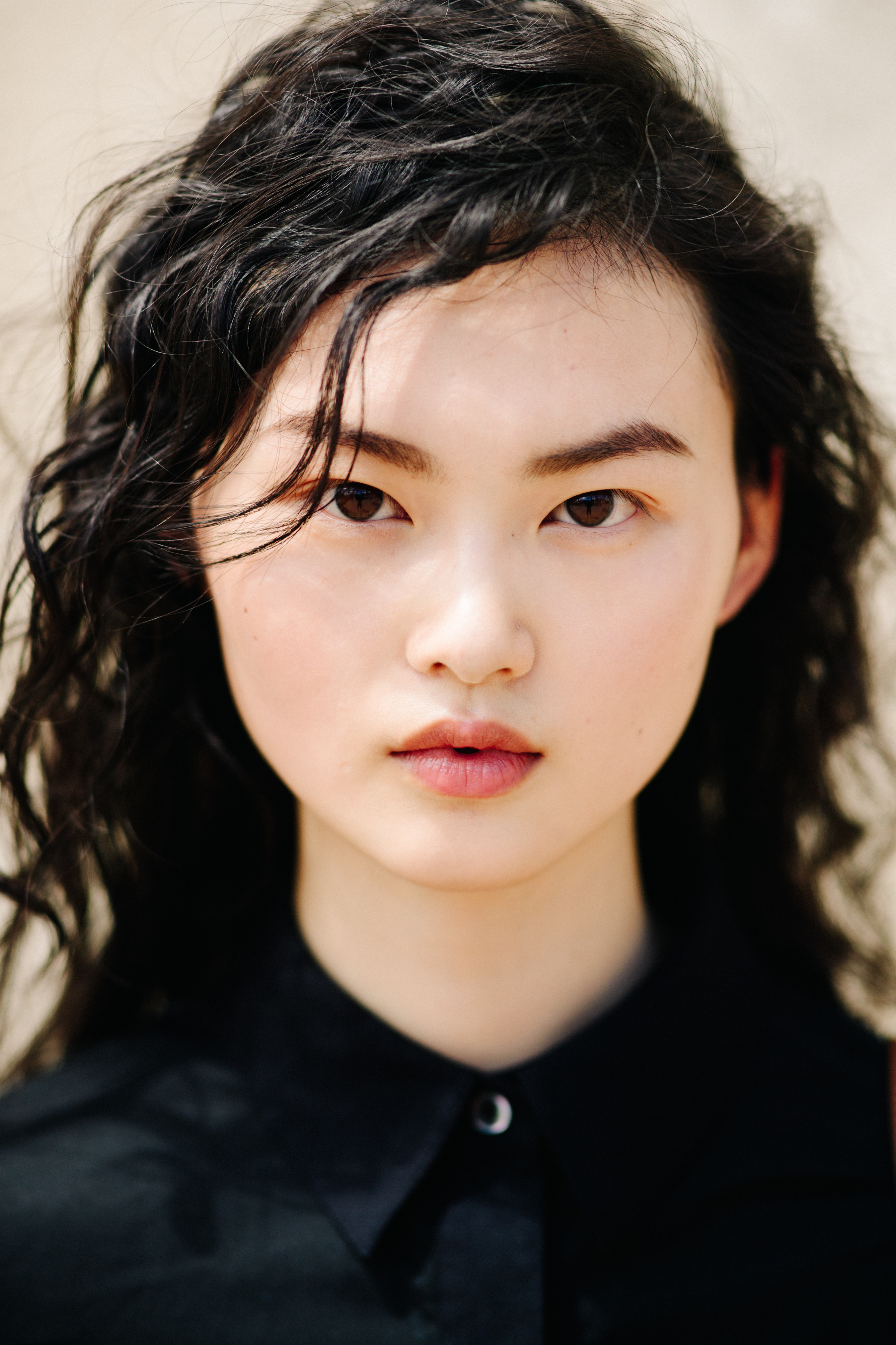Portrait of a model after Christian Dior