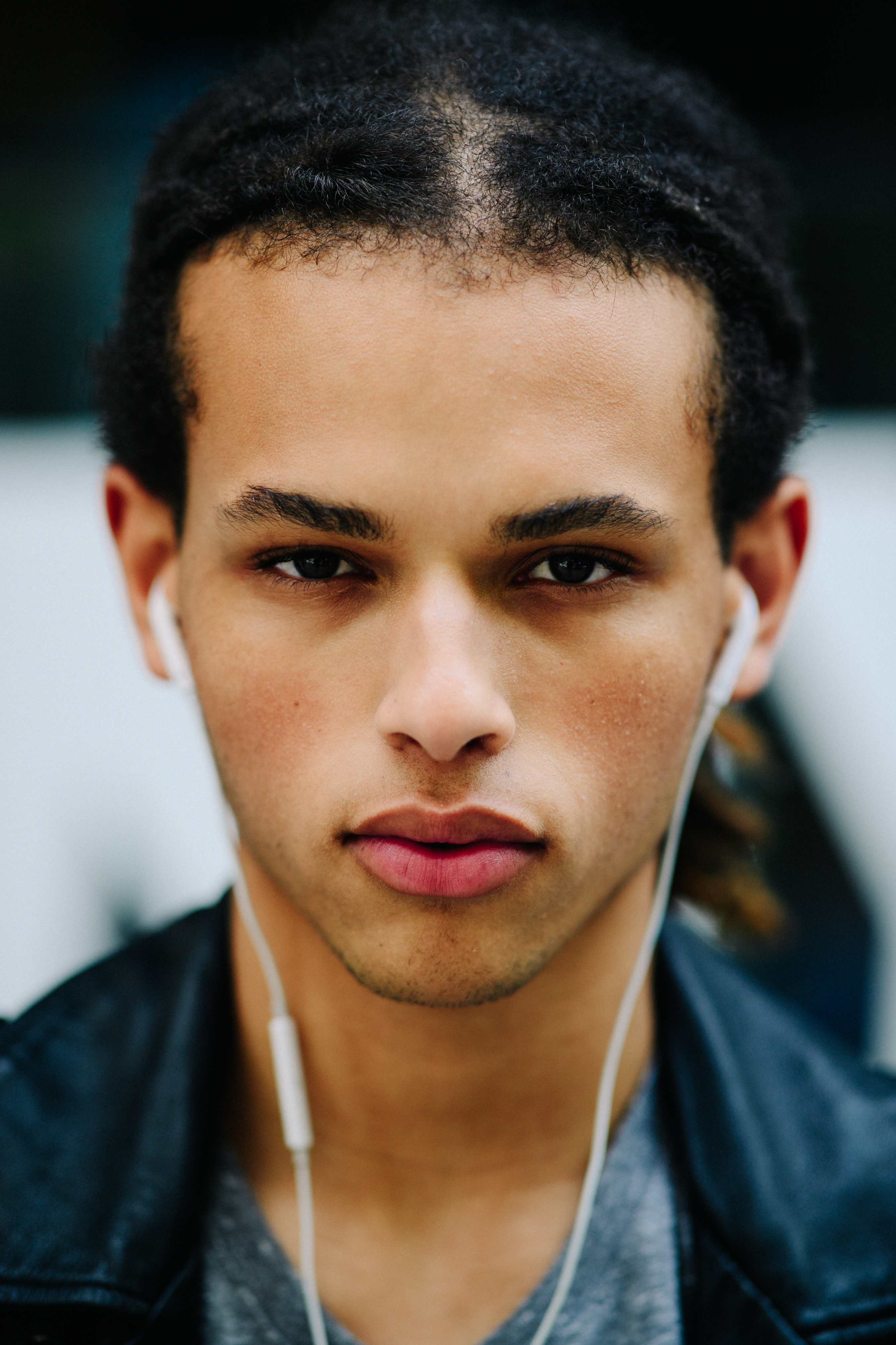 Portait of a male model with dreadlocks