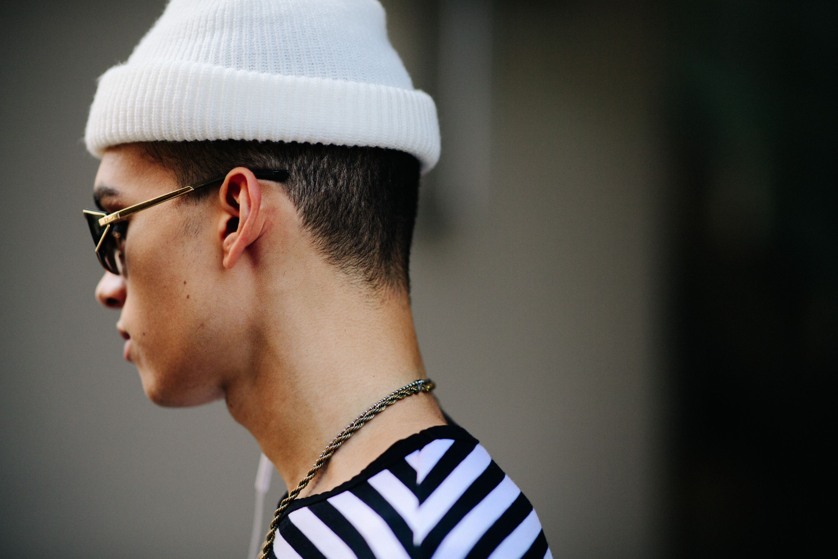 Male model wearing Dior sunglasses