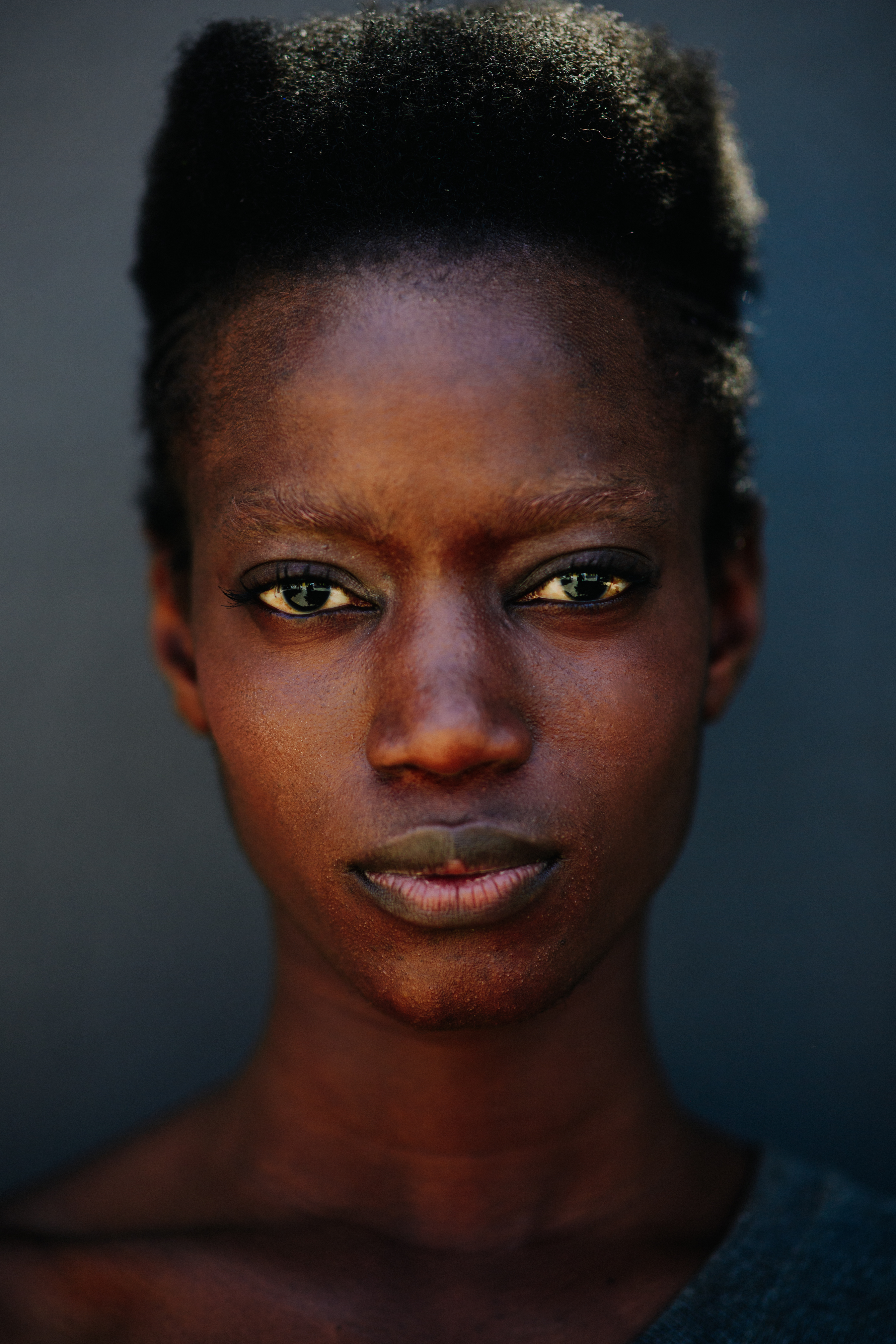 Portrait of a young black woman