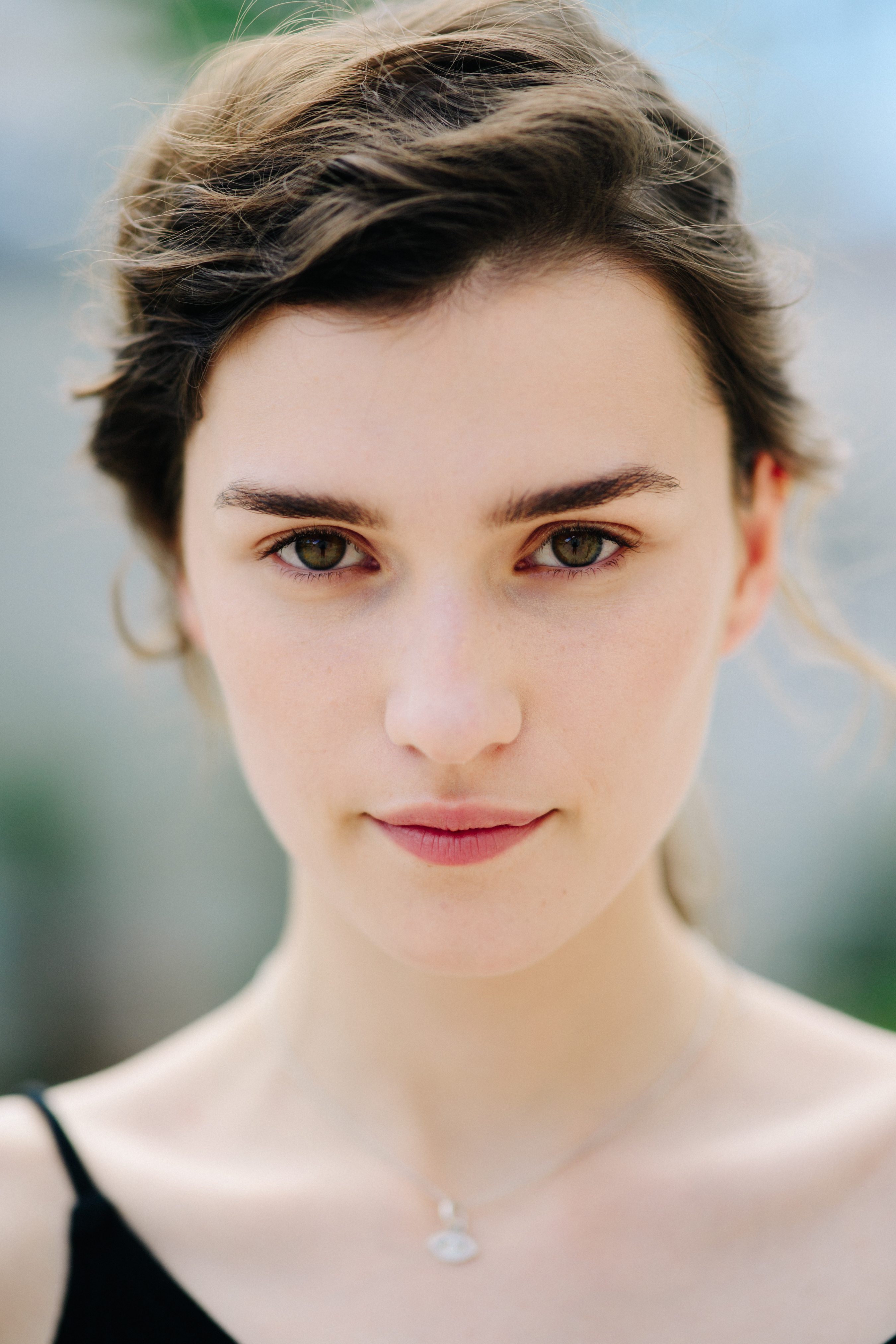 Portrait of a model after Christian Dior