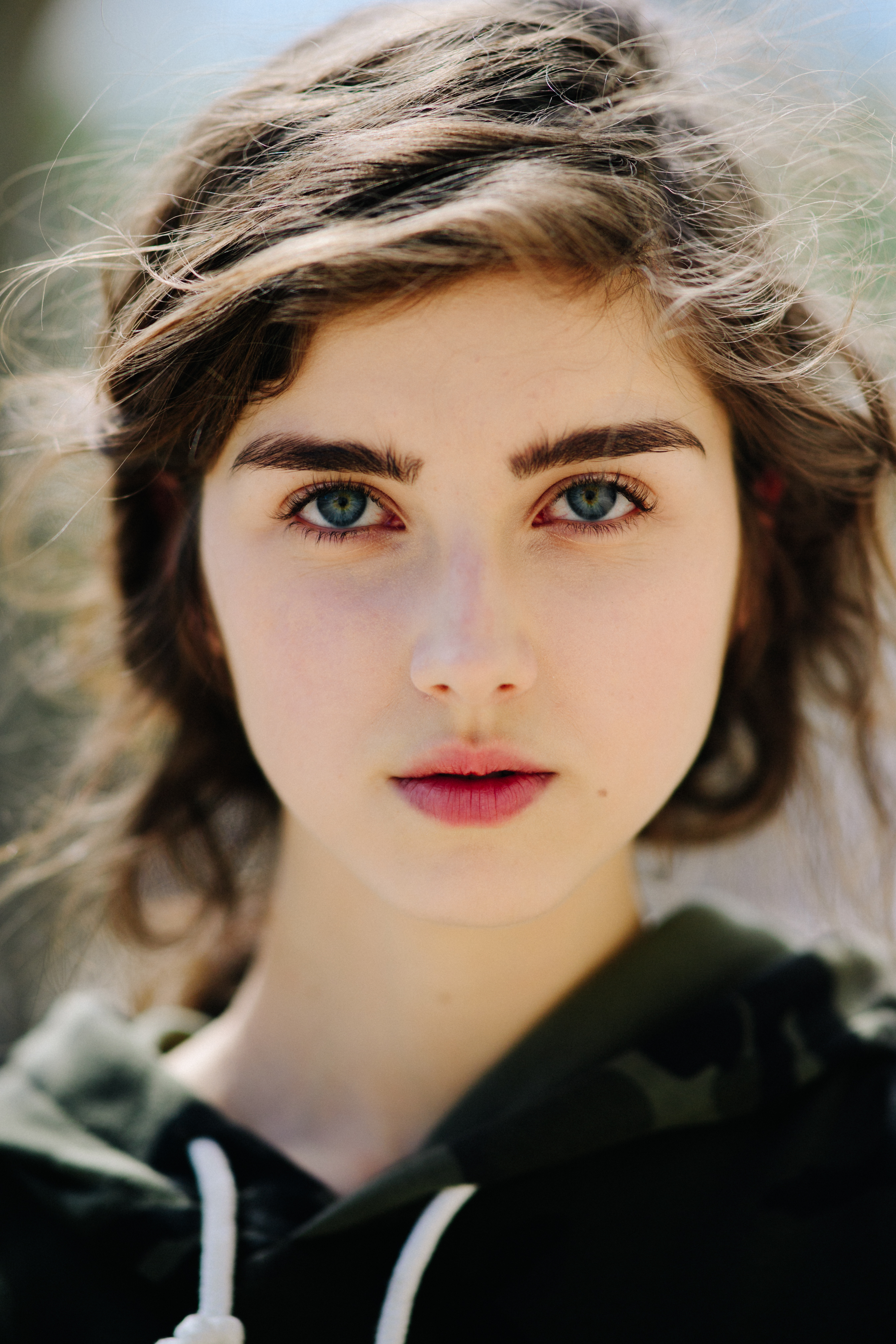 Portrait of a model after Christian Dior