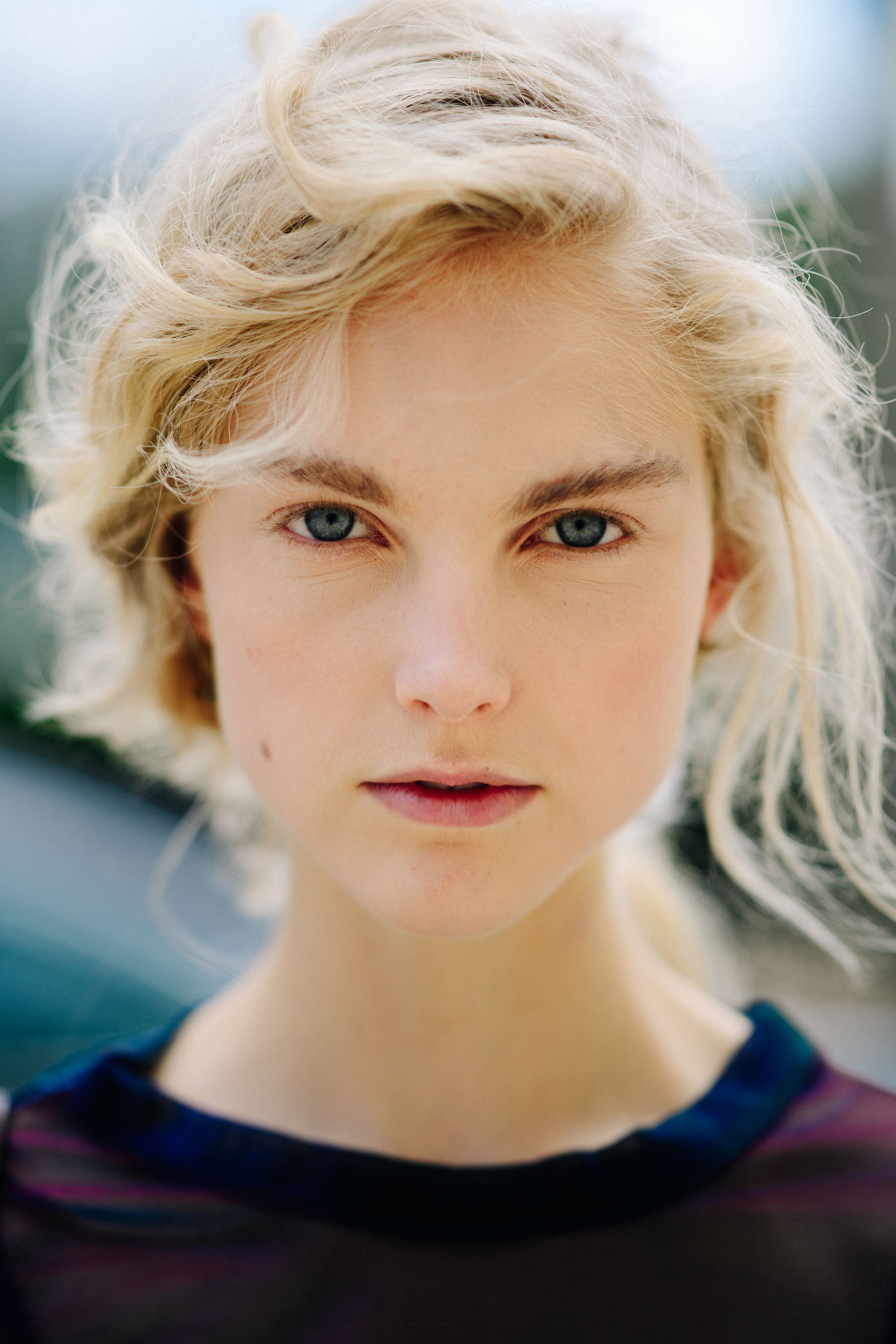Portrait of a model after Christian Dior
