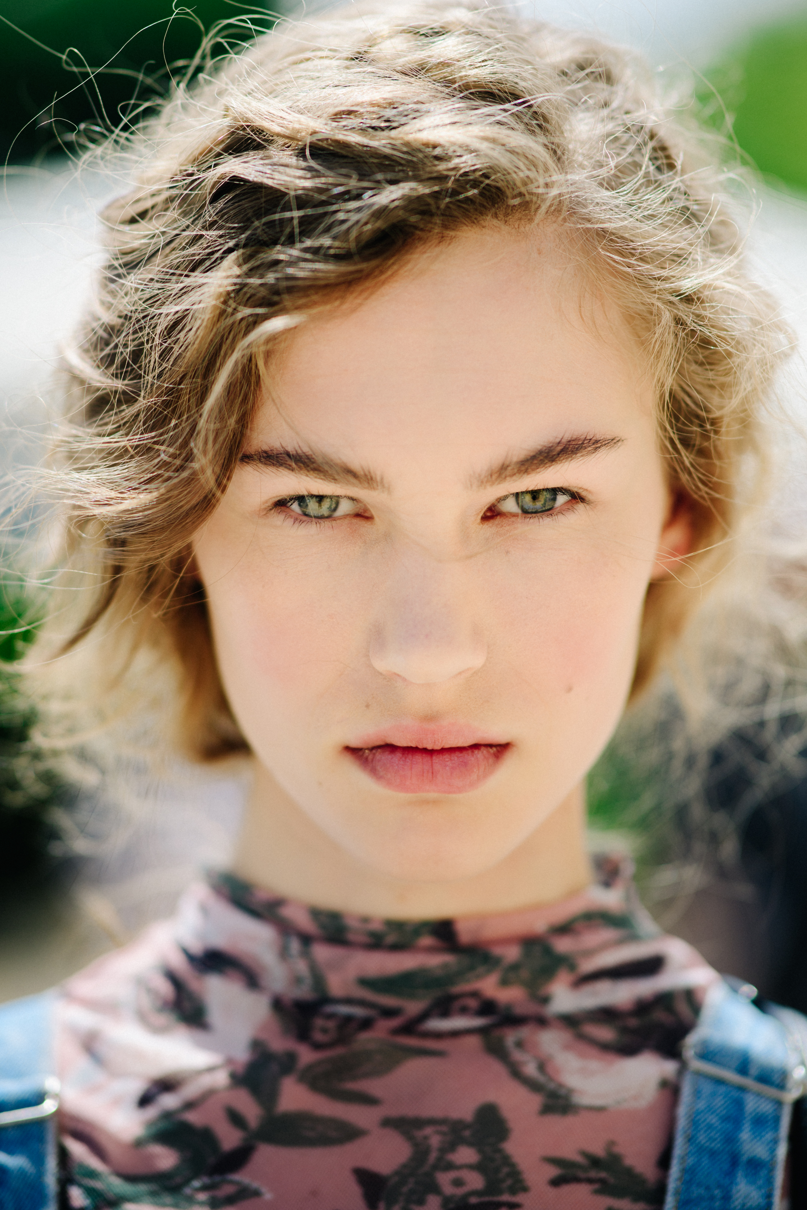 Portrait of a model after Christian Dior