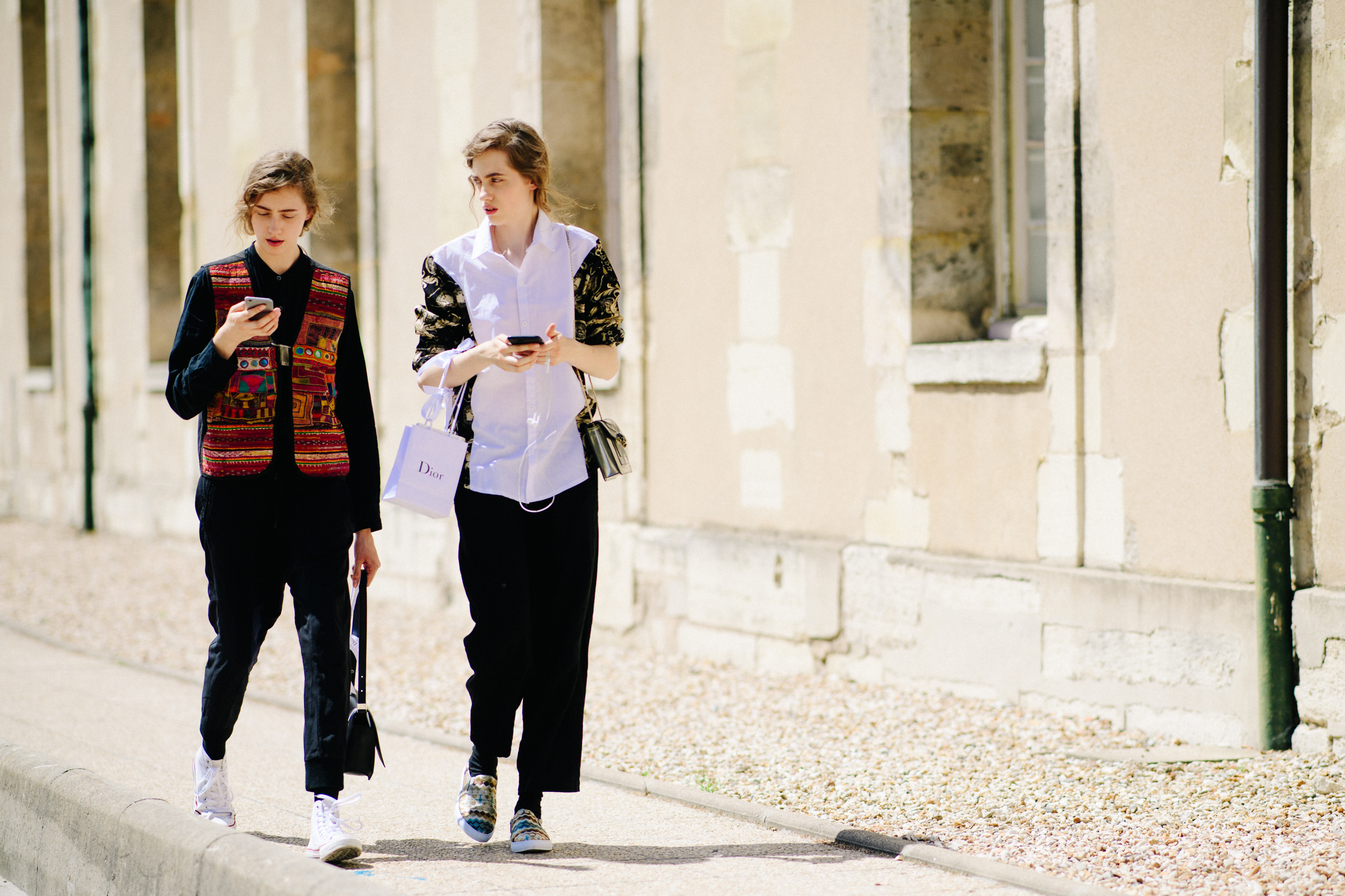 Two Russian models after Christian Dior