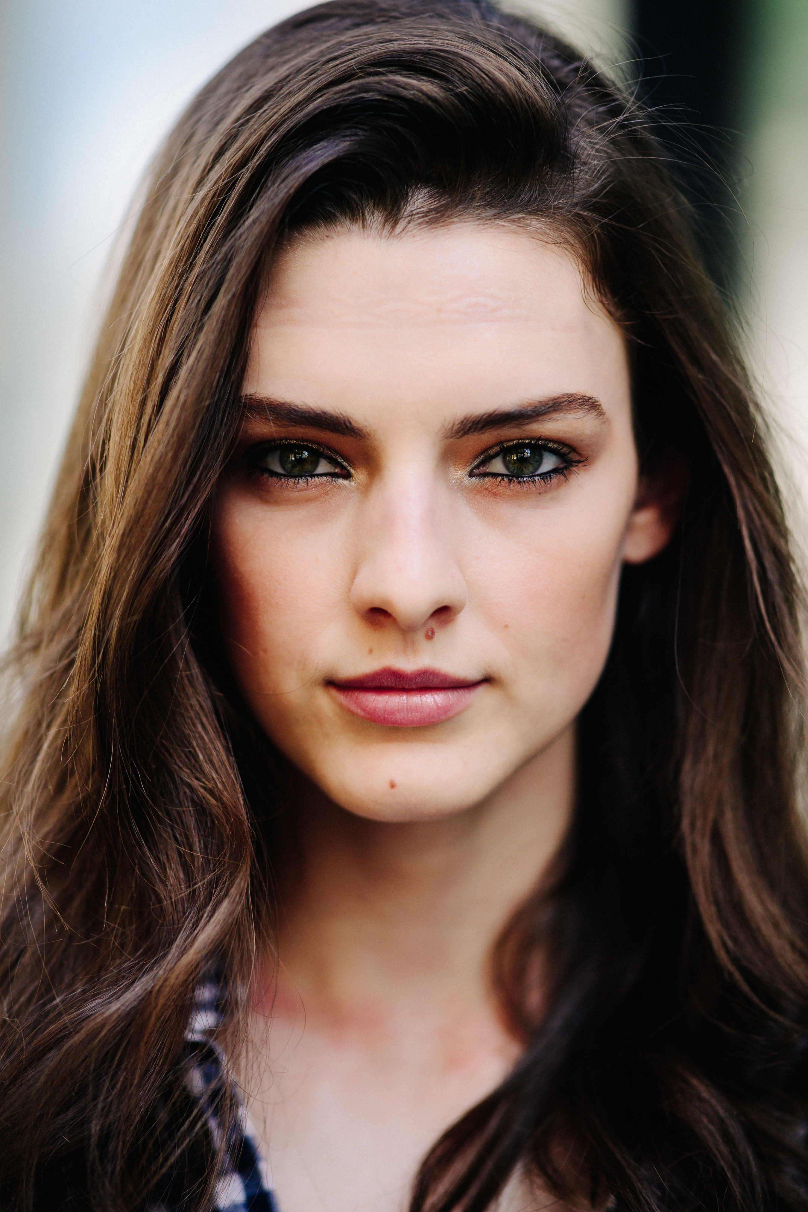 Portrait of a young female model
