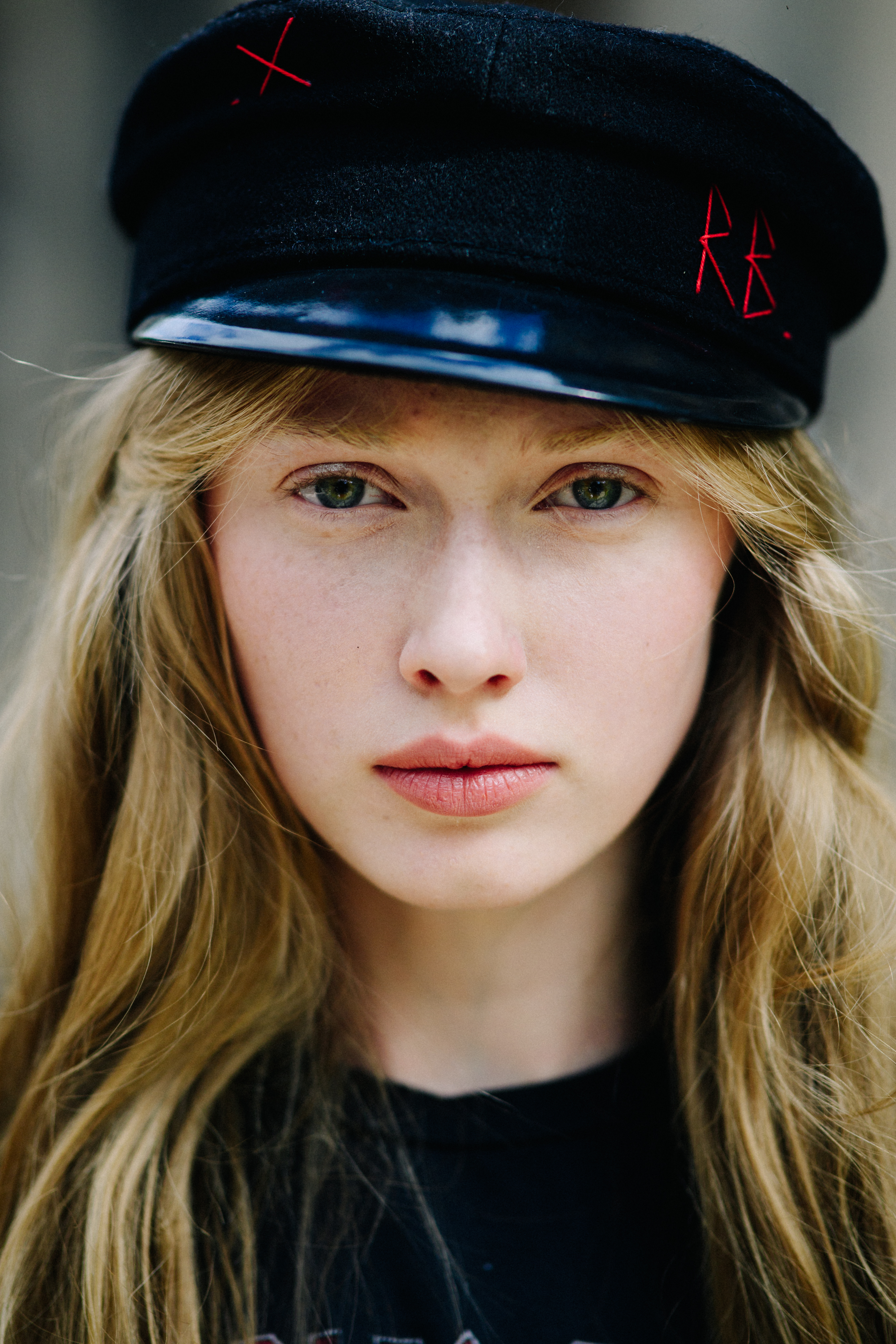 Portrait of a Ukrainian model after Rodarte