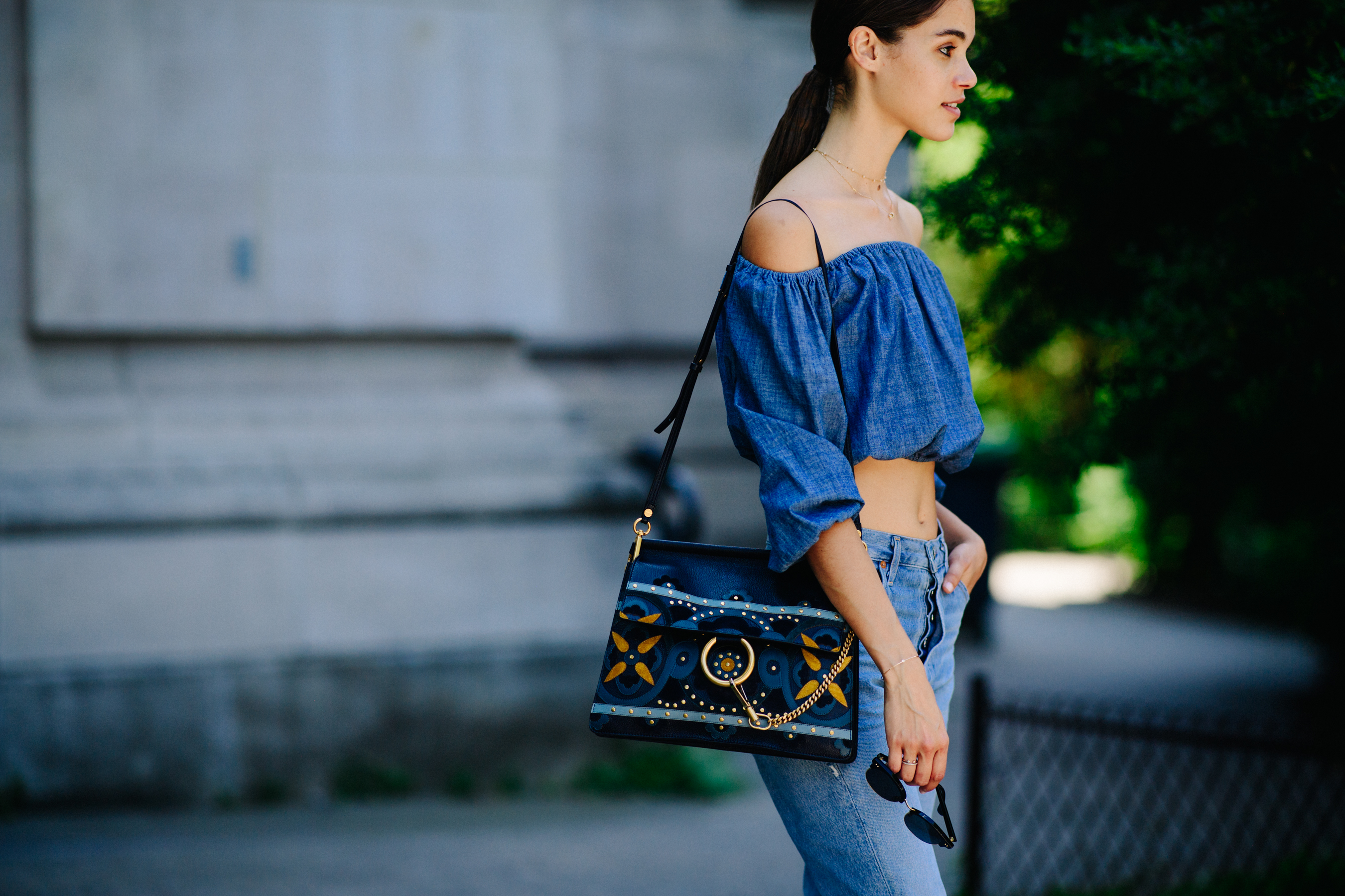 Model after Chanel show