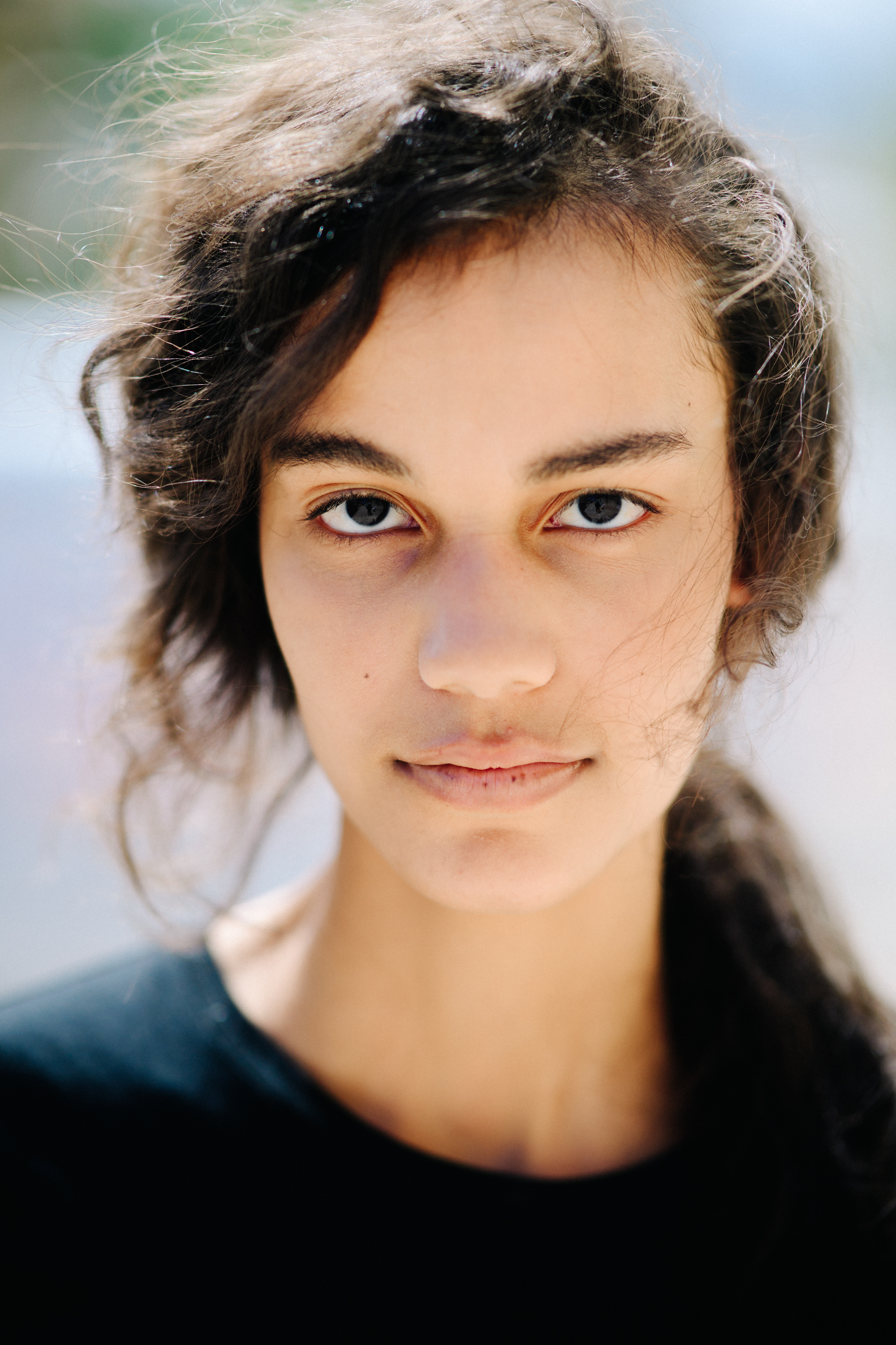 Portrait of a model after Christian Dior