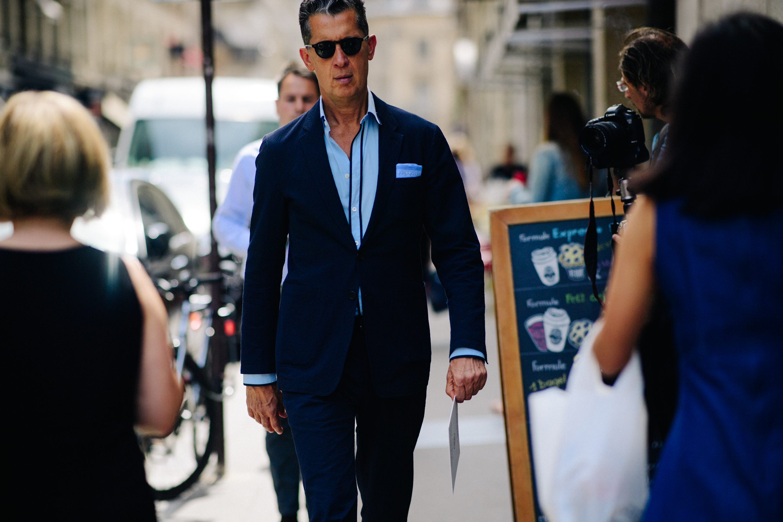 Man wearing a classic dark suit