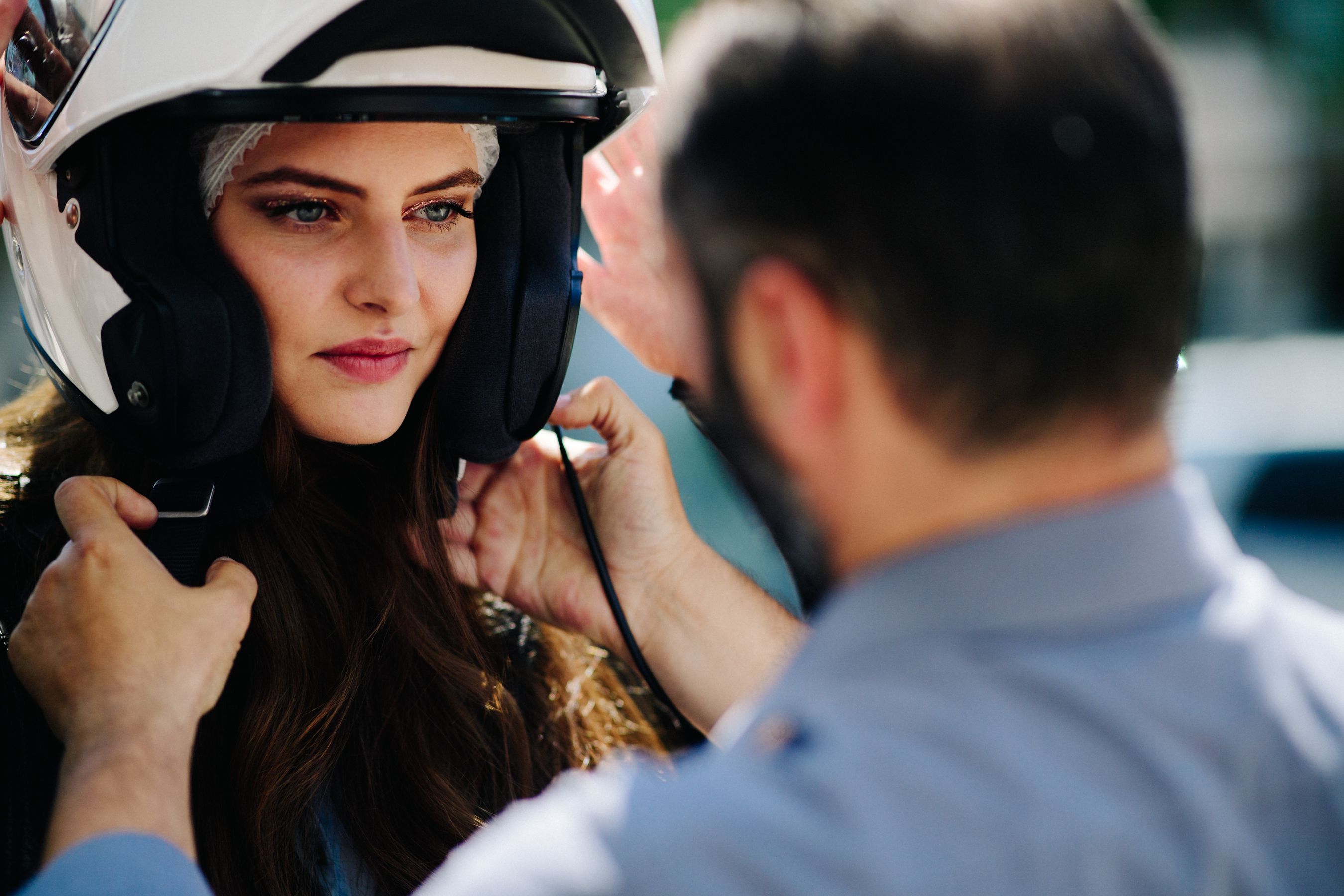 Model after Chanel show