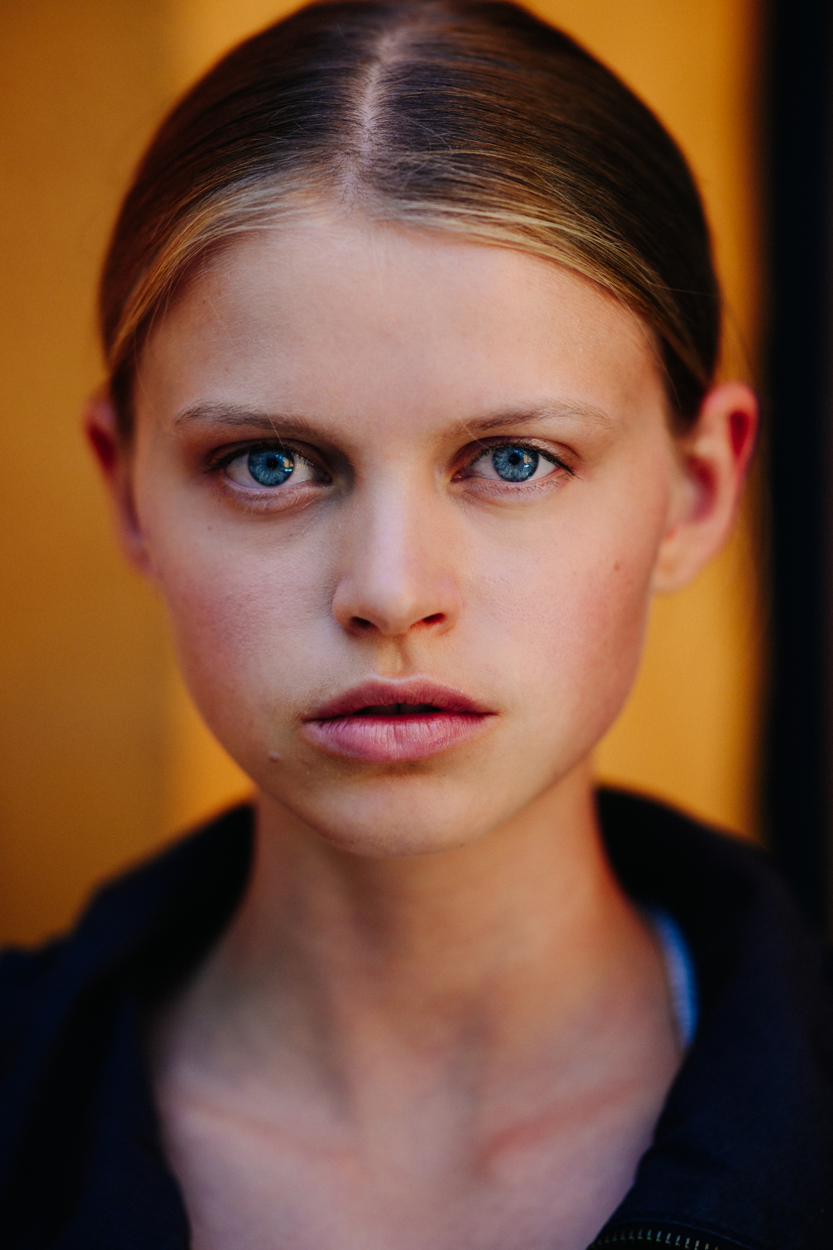 Portrait of a model with pony tail