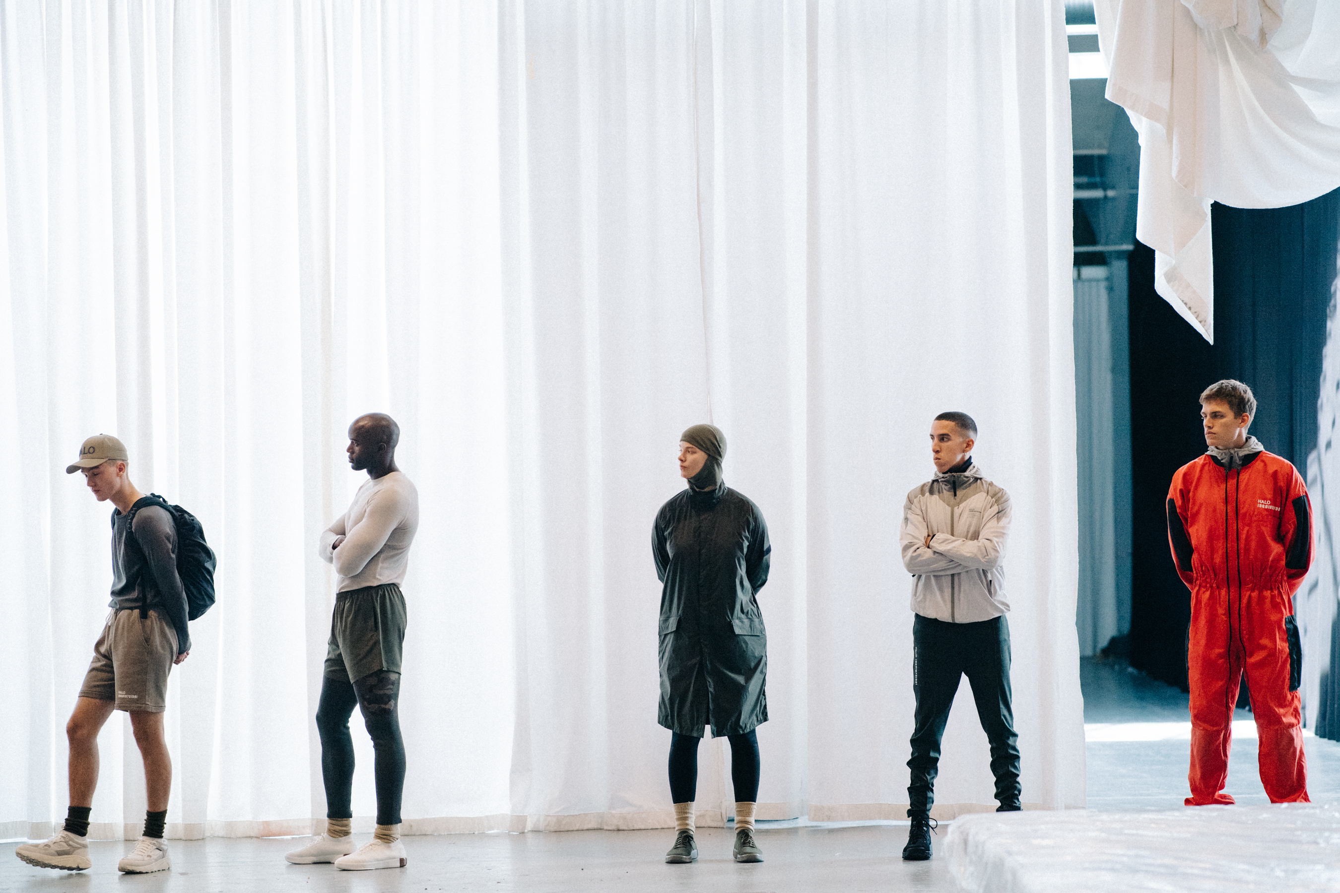 Group of models wearing active wear