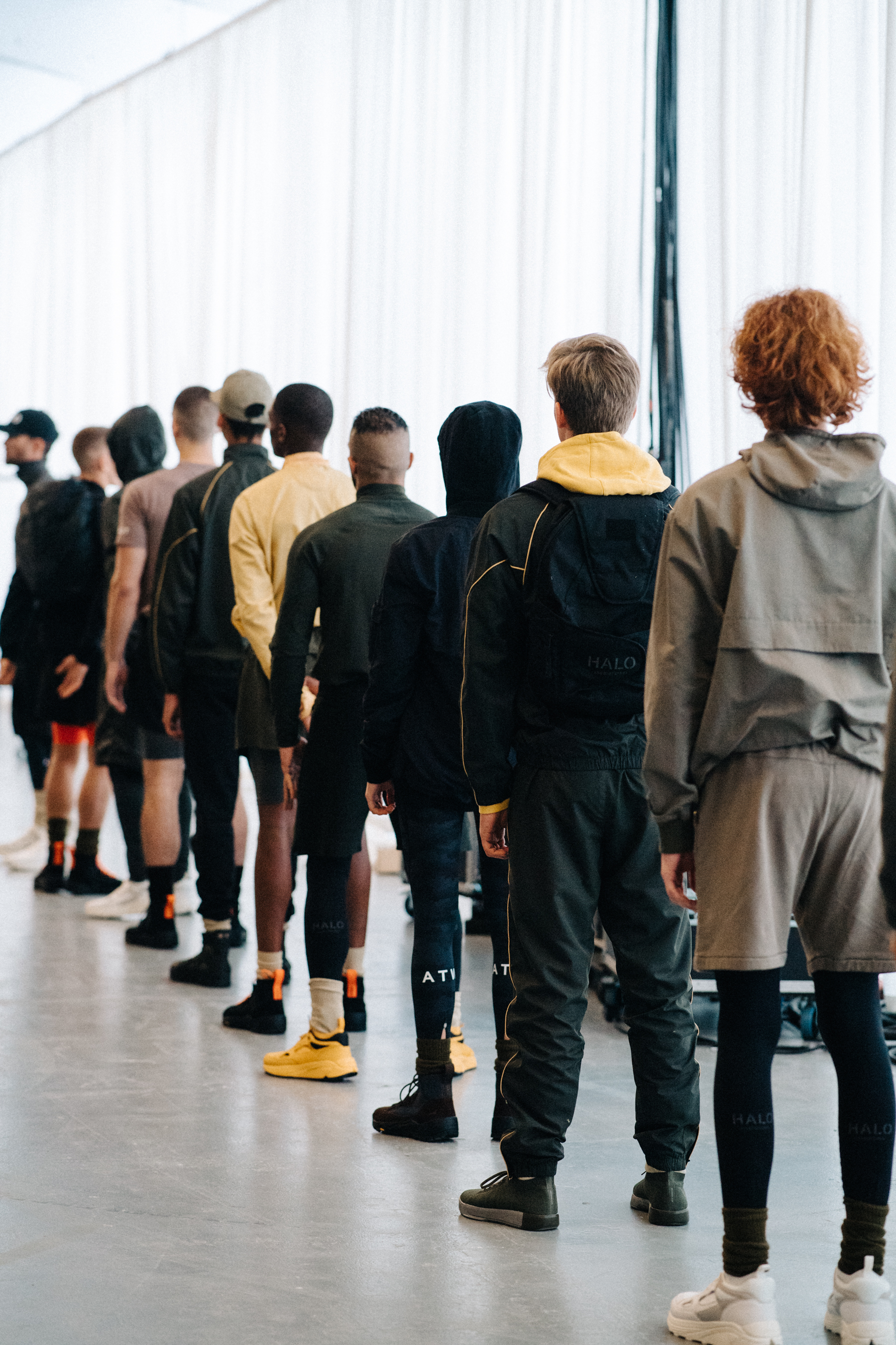 Group of models wearing active wear