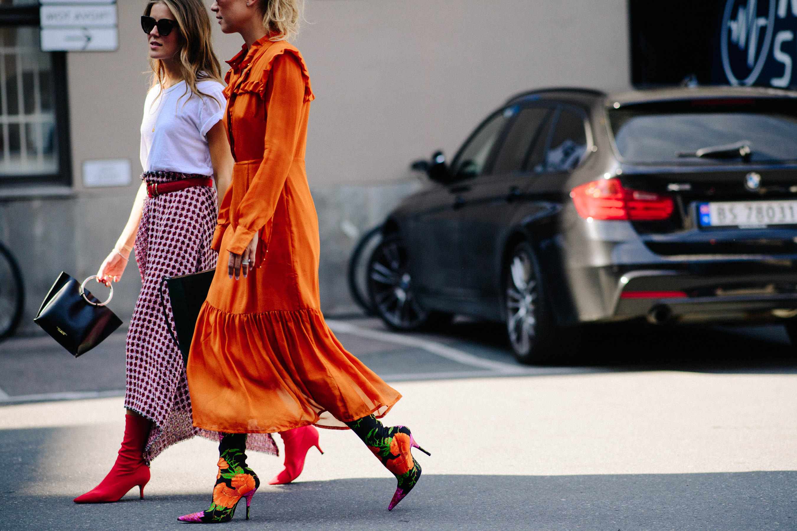 Two women before a show