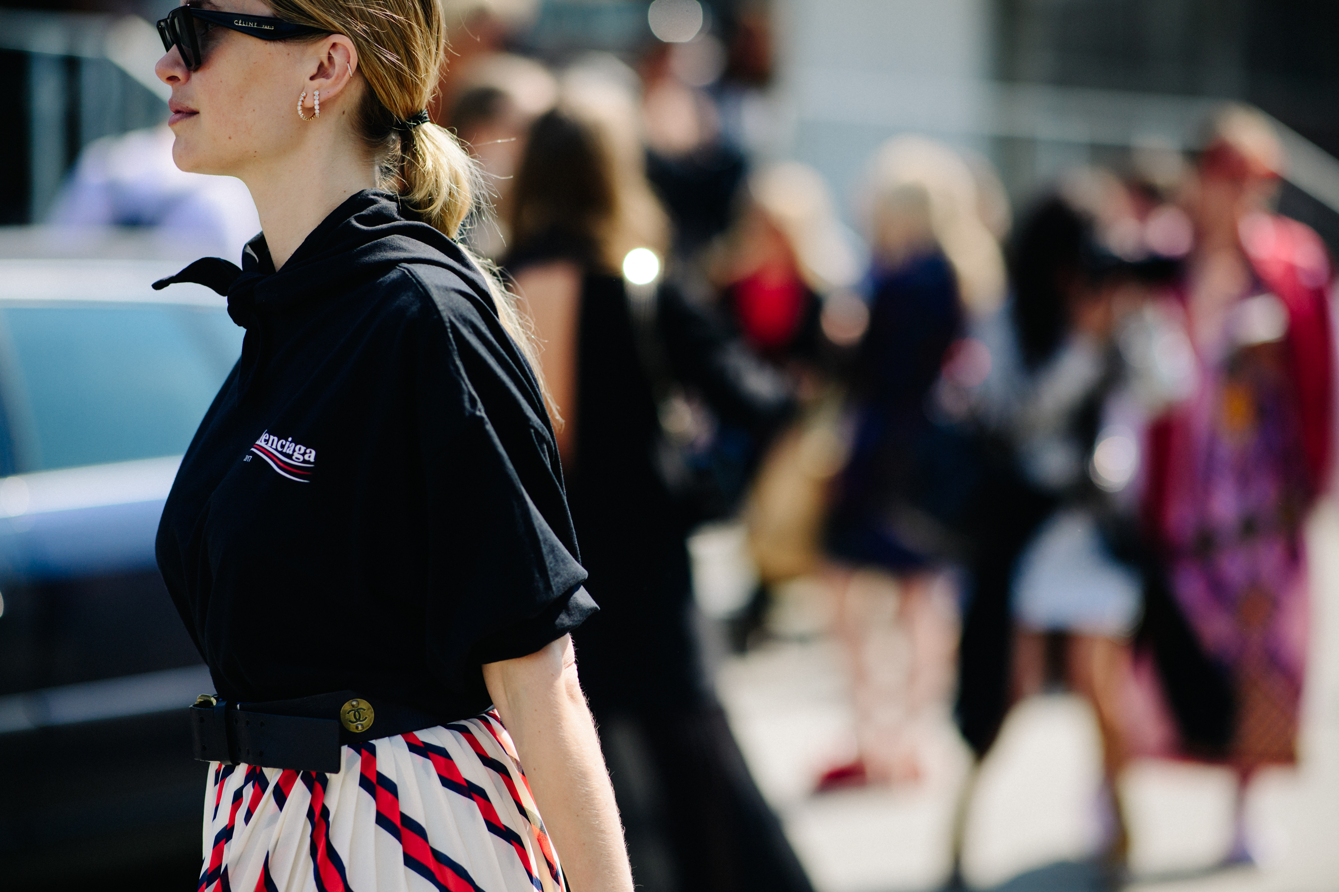 Danish blogger wearing Balenciaga