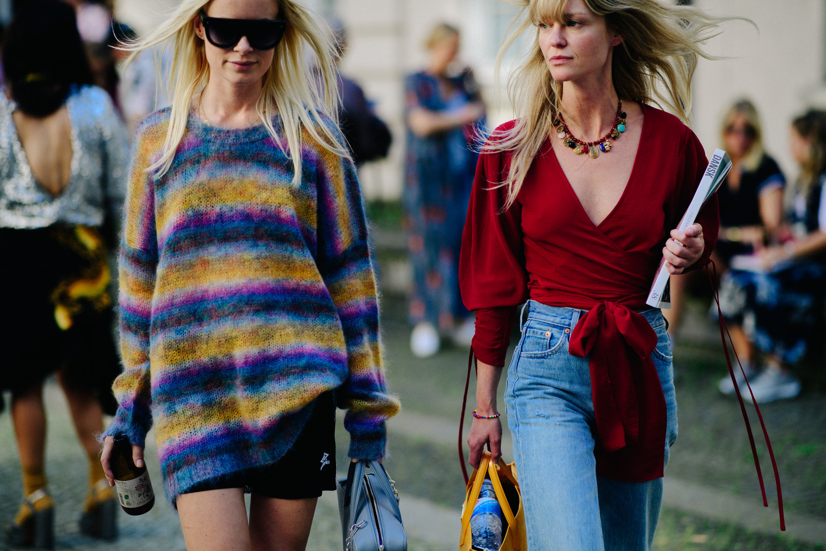 Two Danish women with blonde hair