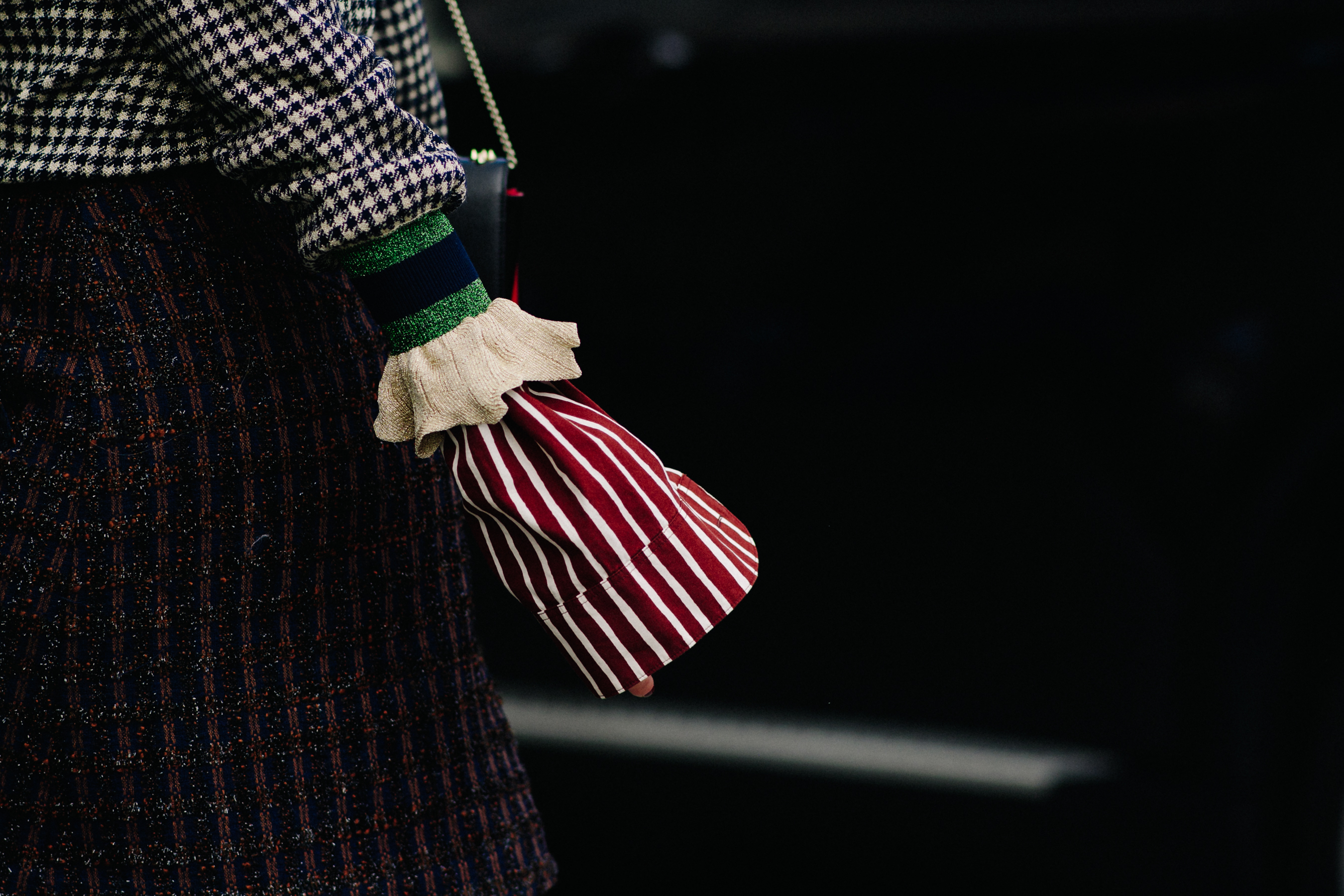 Woman with a styled cuff