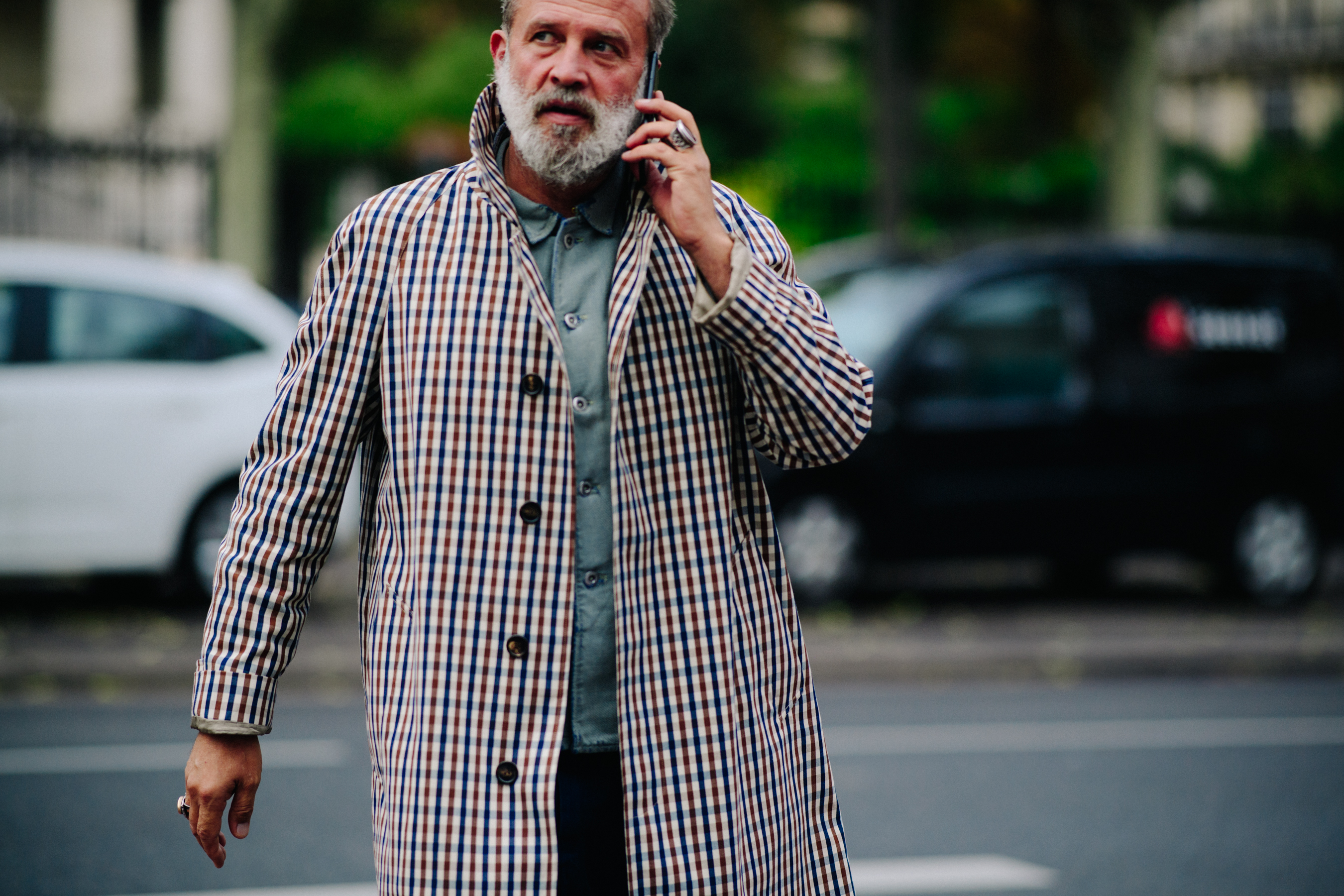 Editor wearing coat