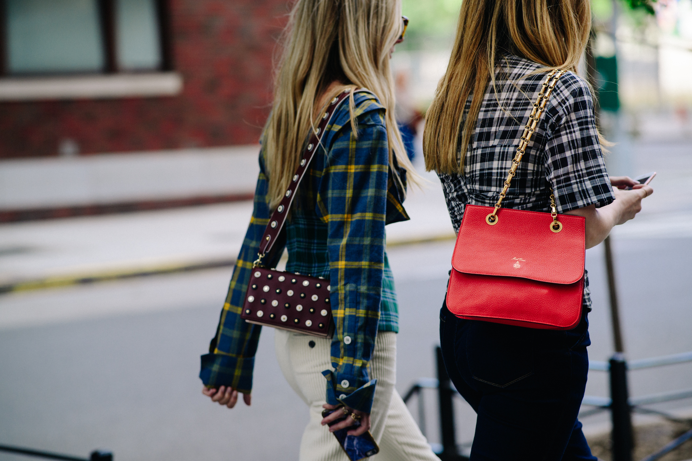 Two women after a fashion show