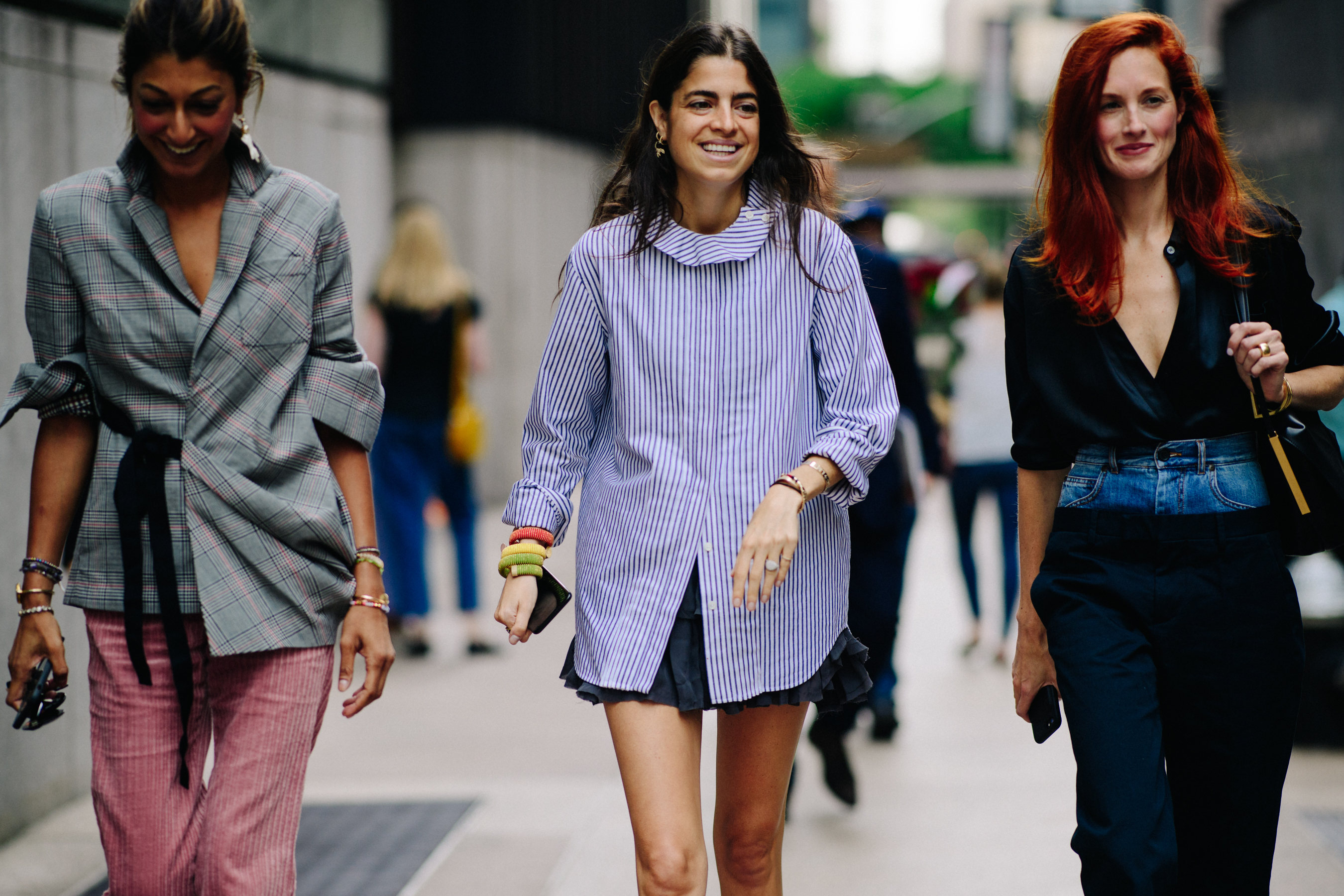 Group of style influencers before a show
