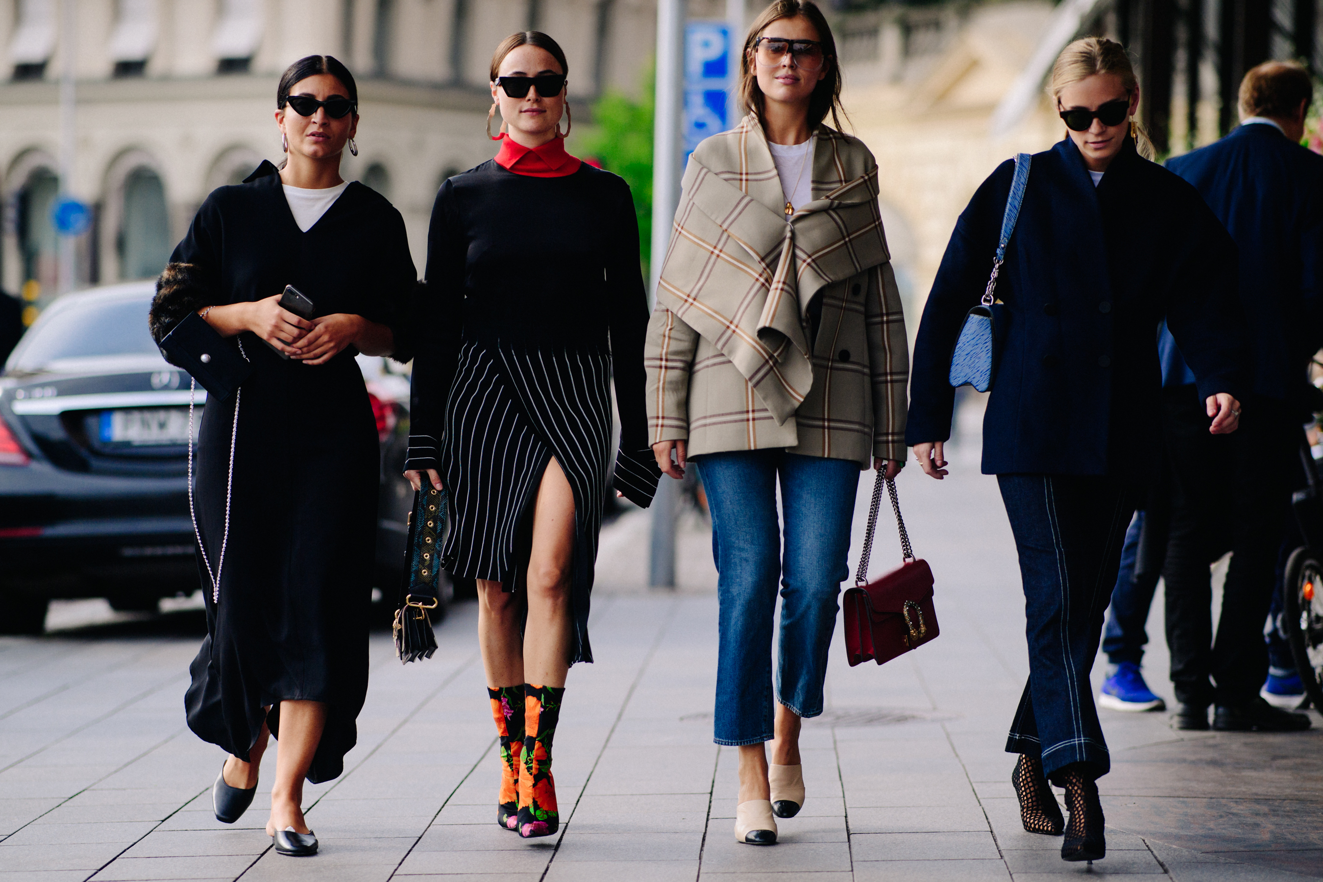 Group of women before a show