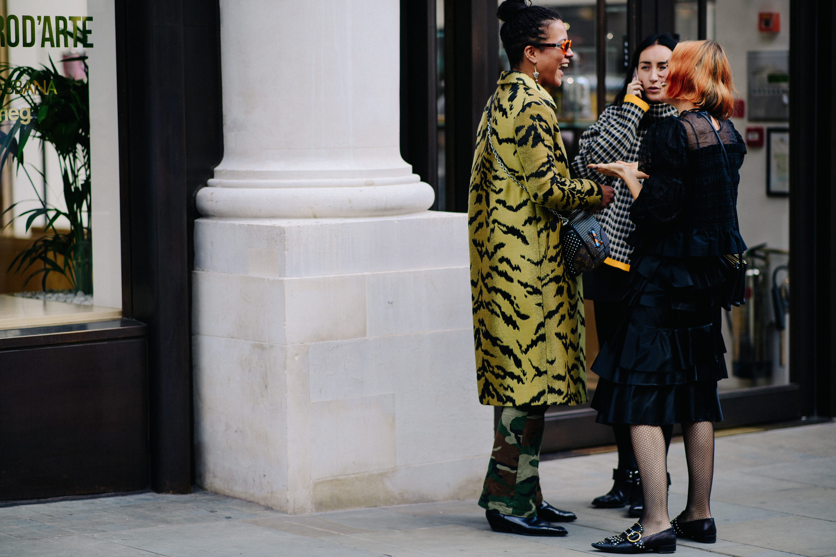 Group of stylists before a show