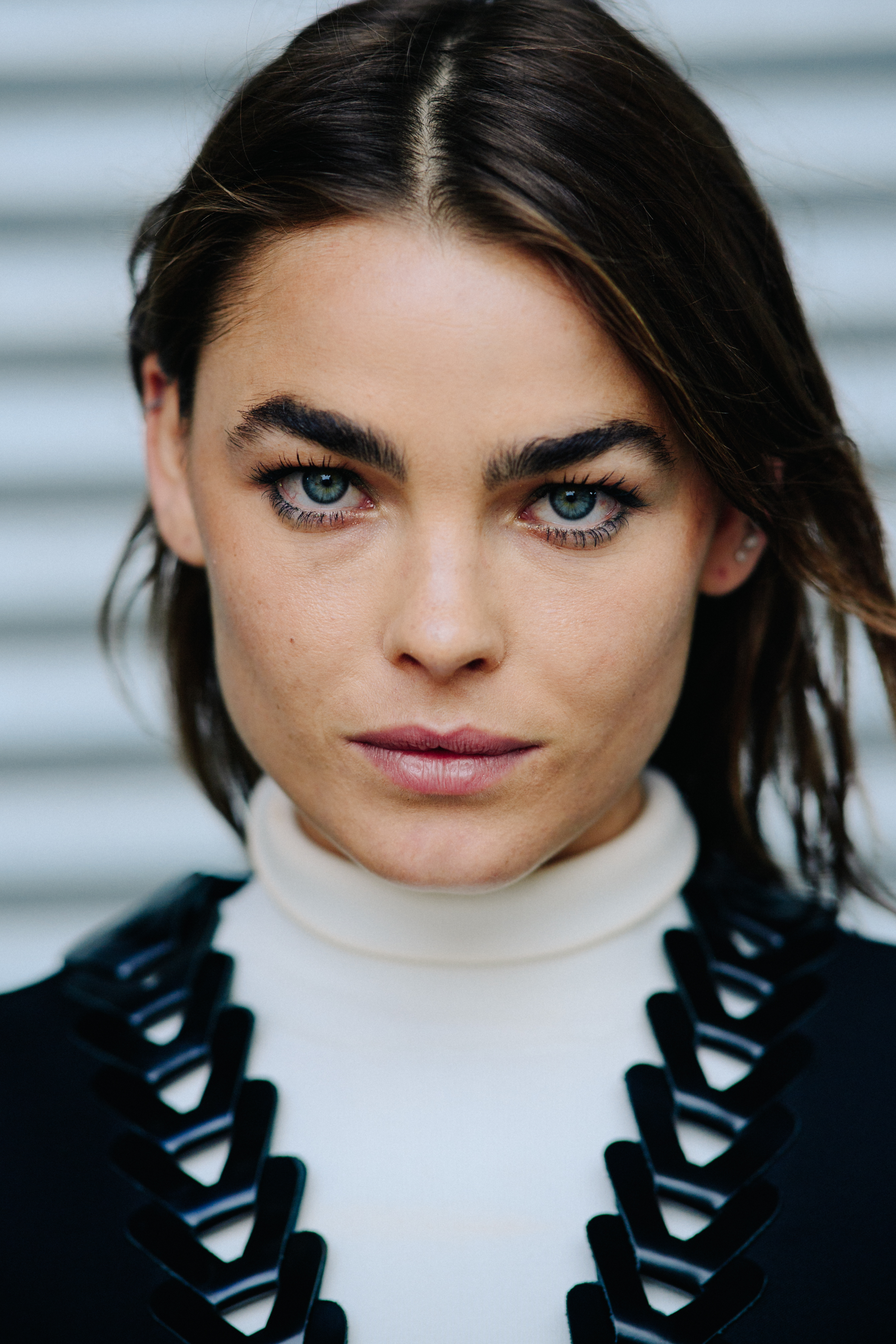 Portrait of a model after a show