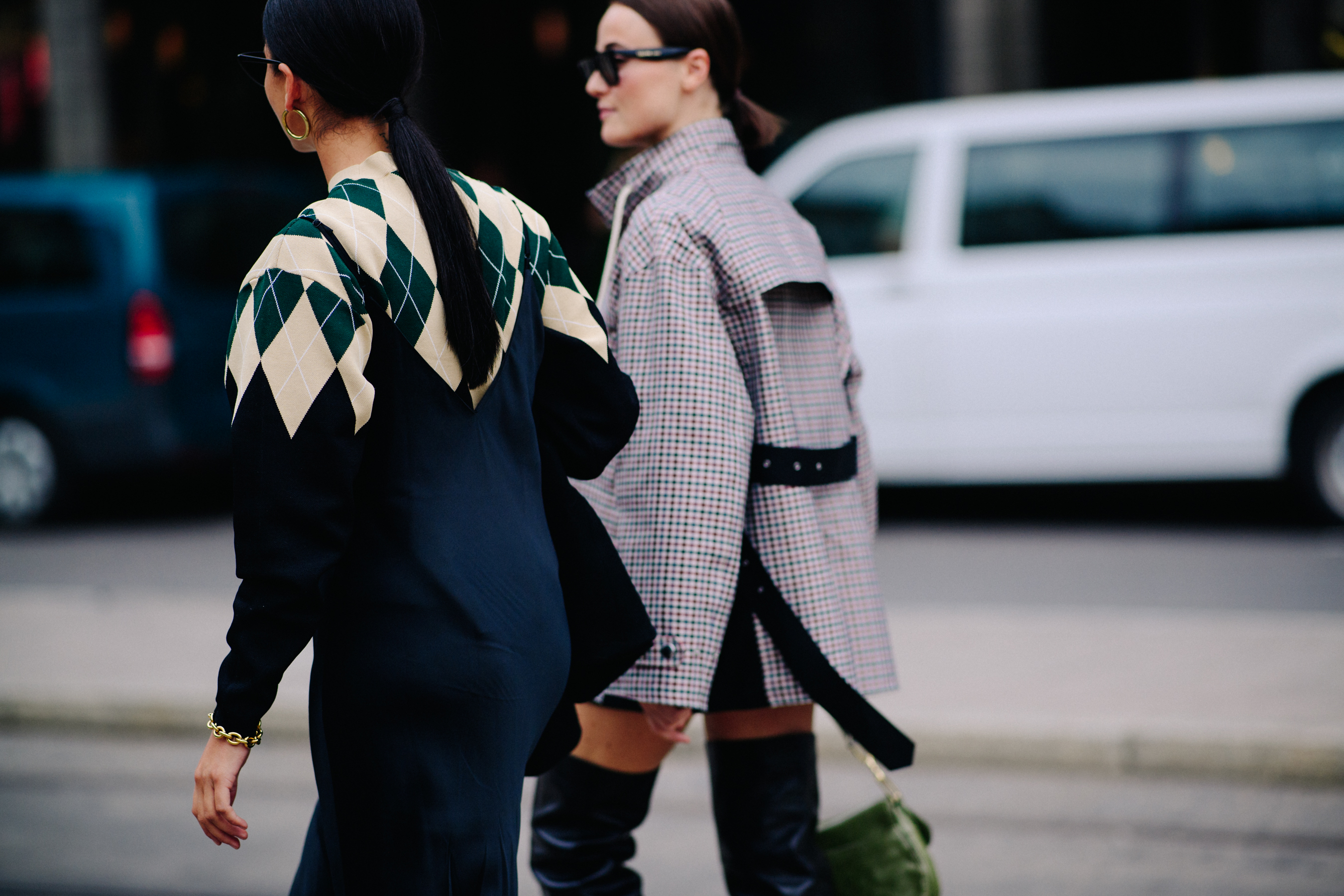 Two women before a show