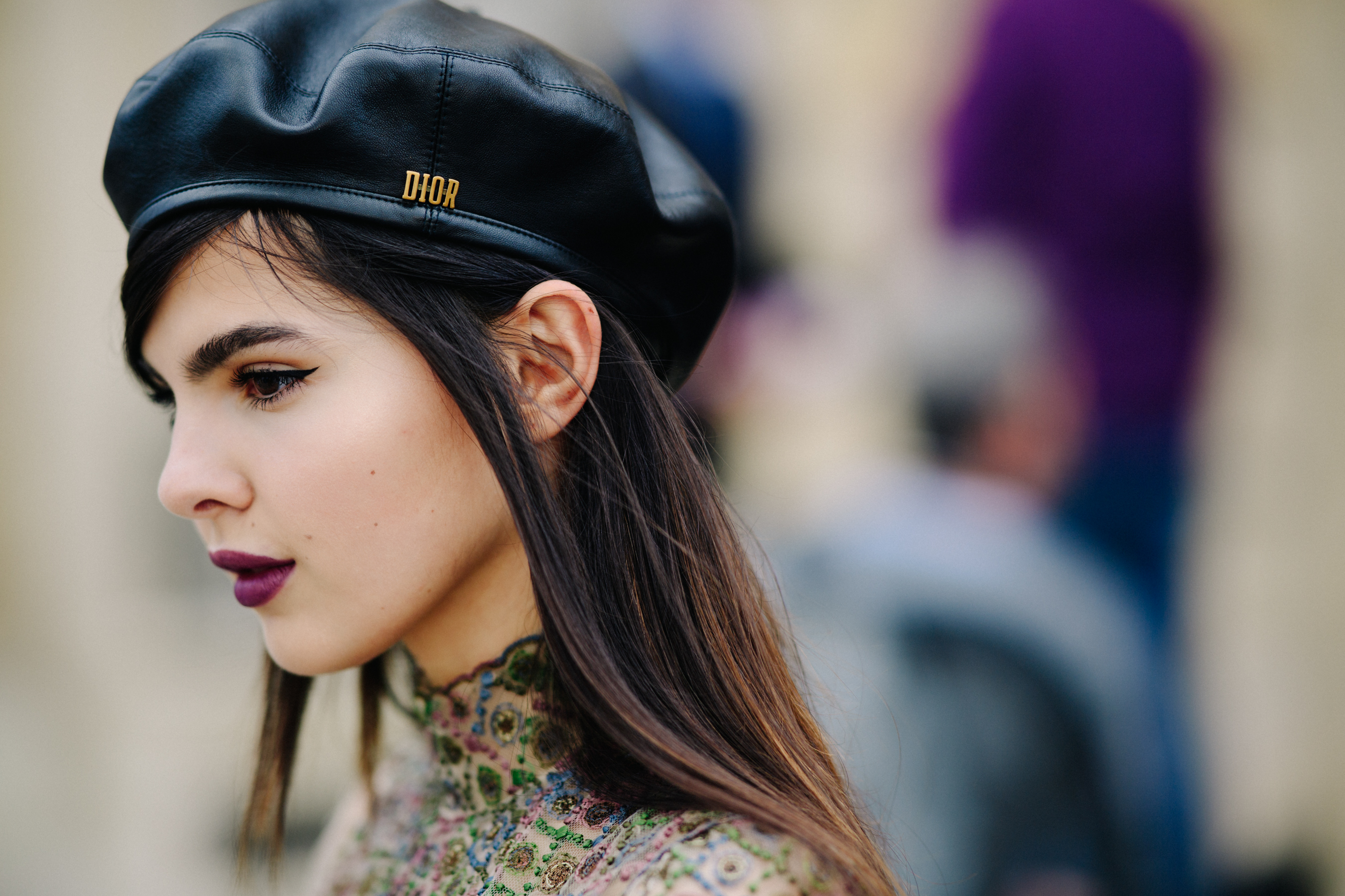 Woman wearing Christian Dior