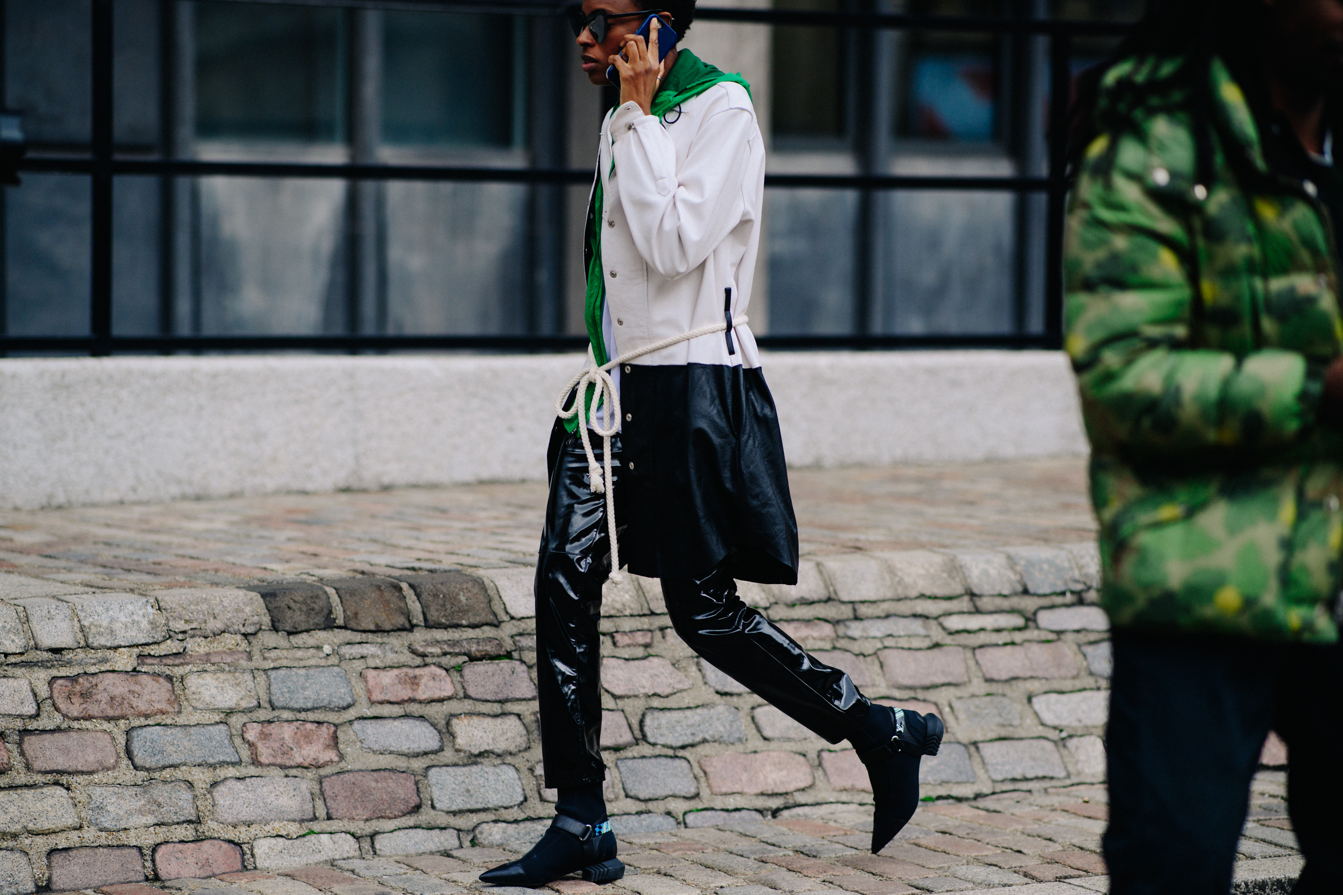 Woman wearing Louis Vuitton cruise boots