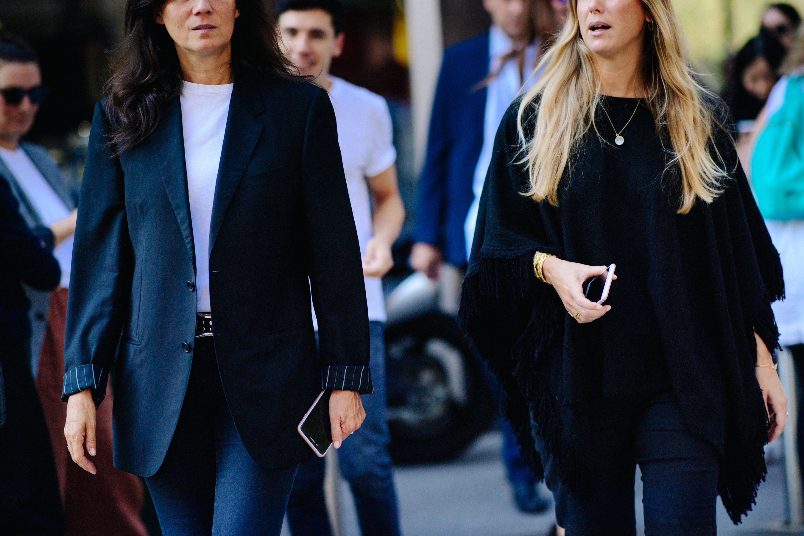 French VOGUE editors wearing black