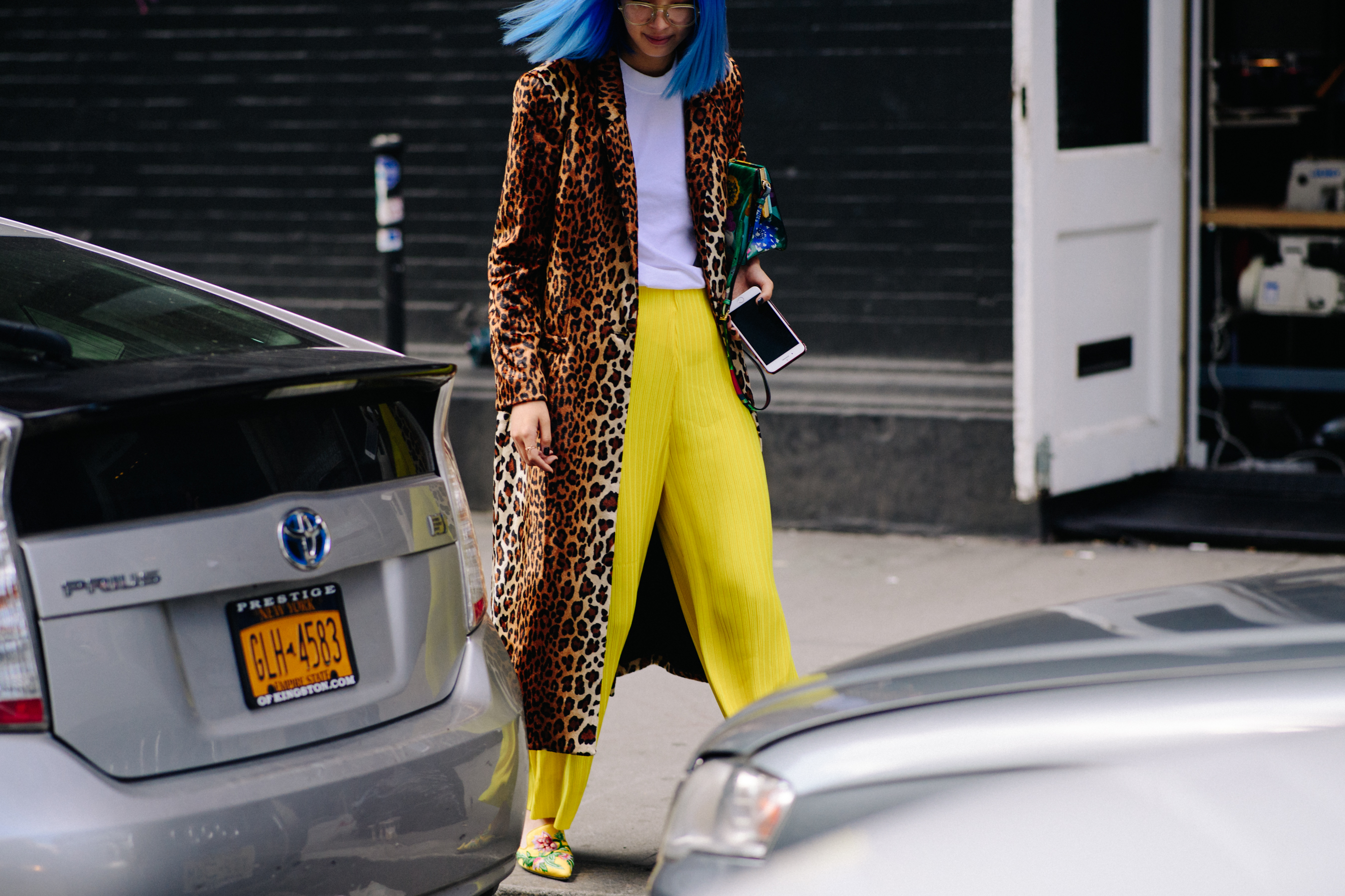 Korean model and blogger wearinga animal print