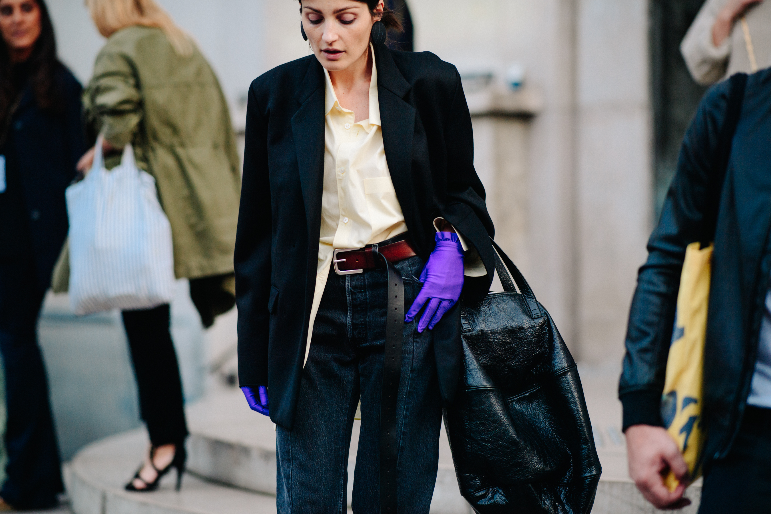 Russian designer wearing Balenciaga and Vetements