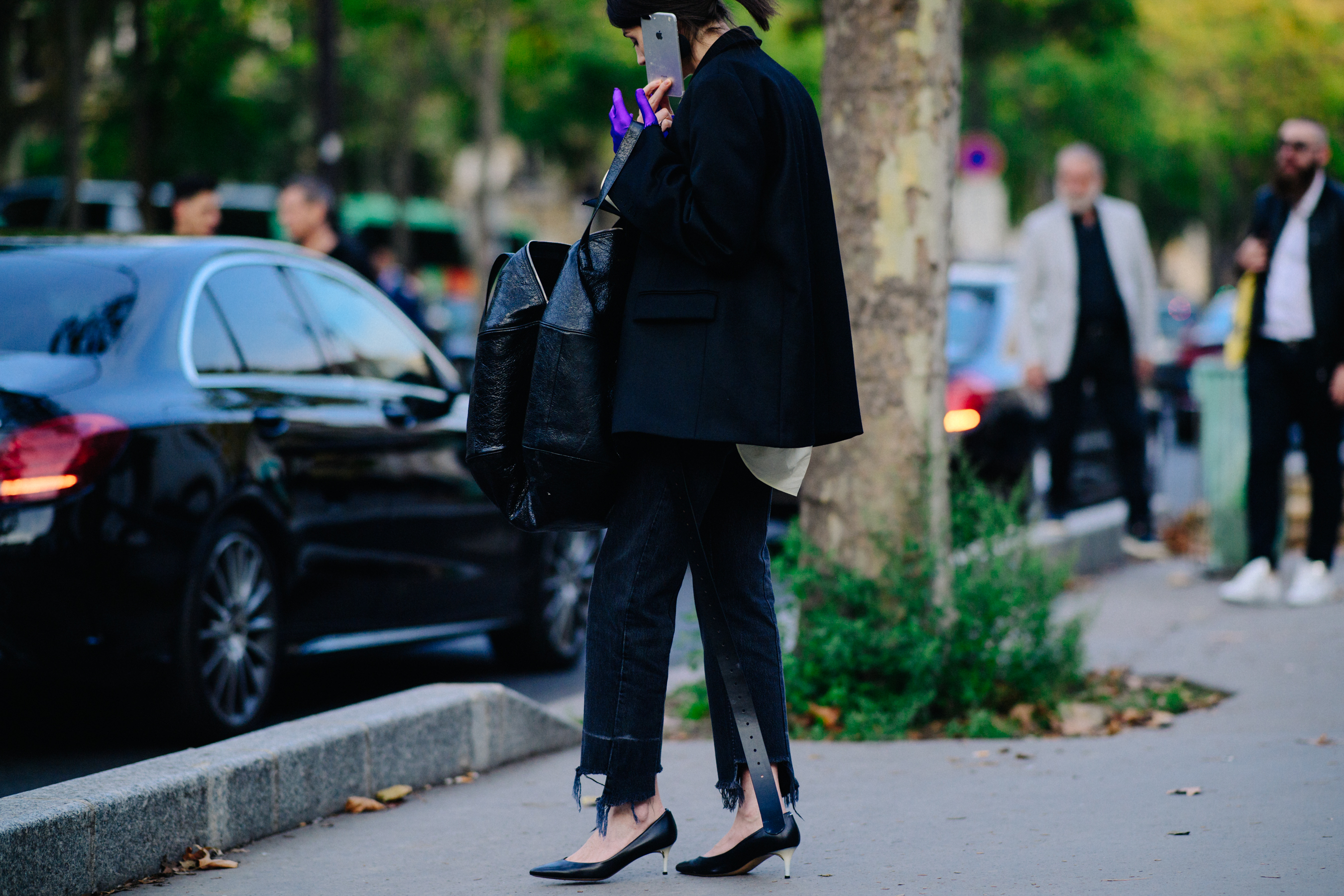 Russian designer wearing Balenciaga and Vetements