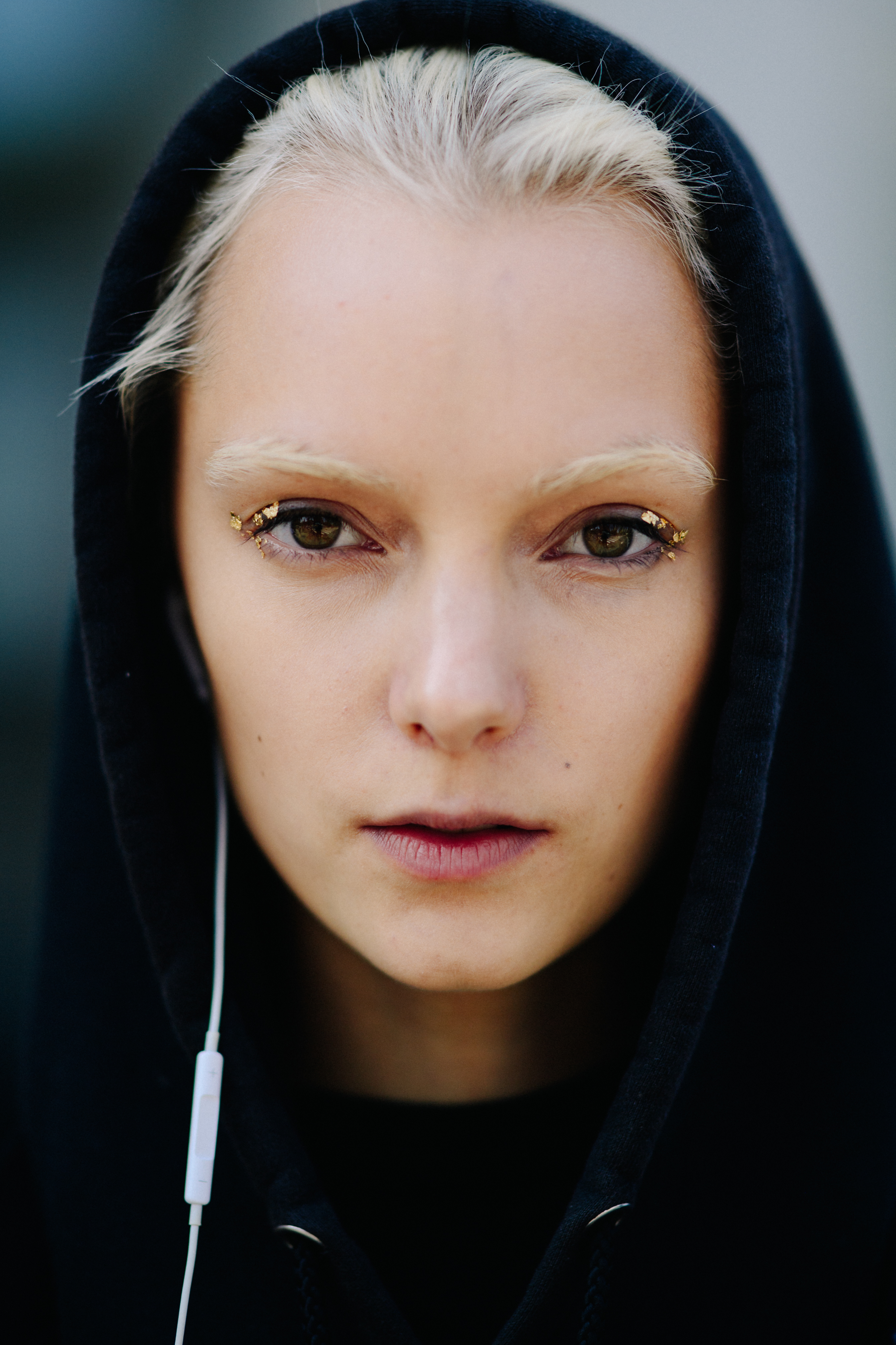 Portrait of a blonde Russian model