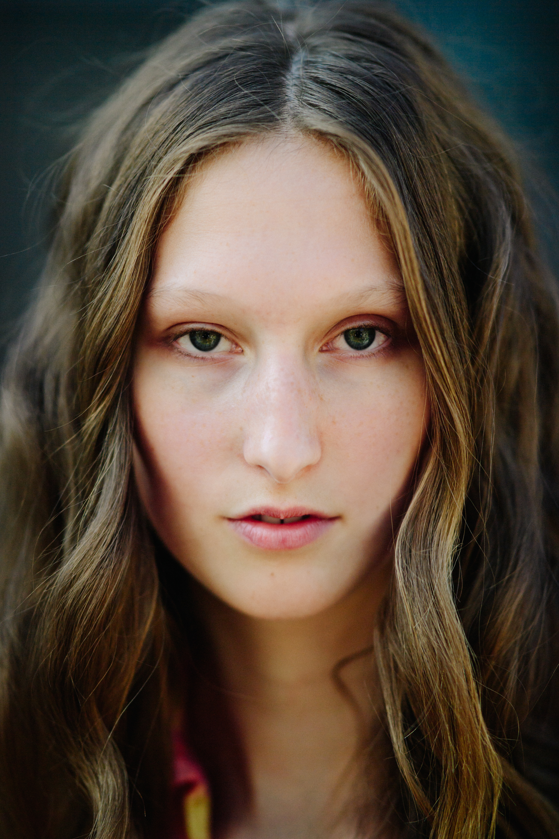 Portrait of American model